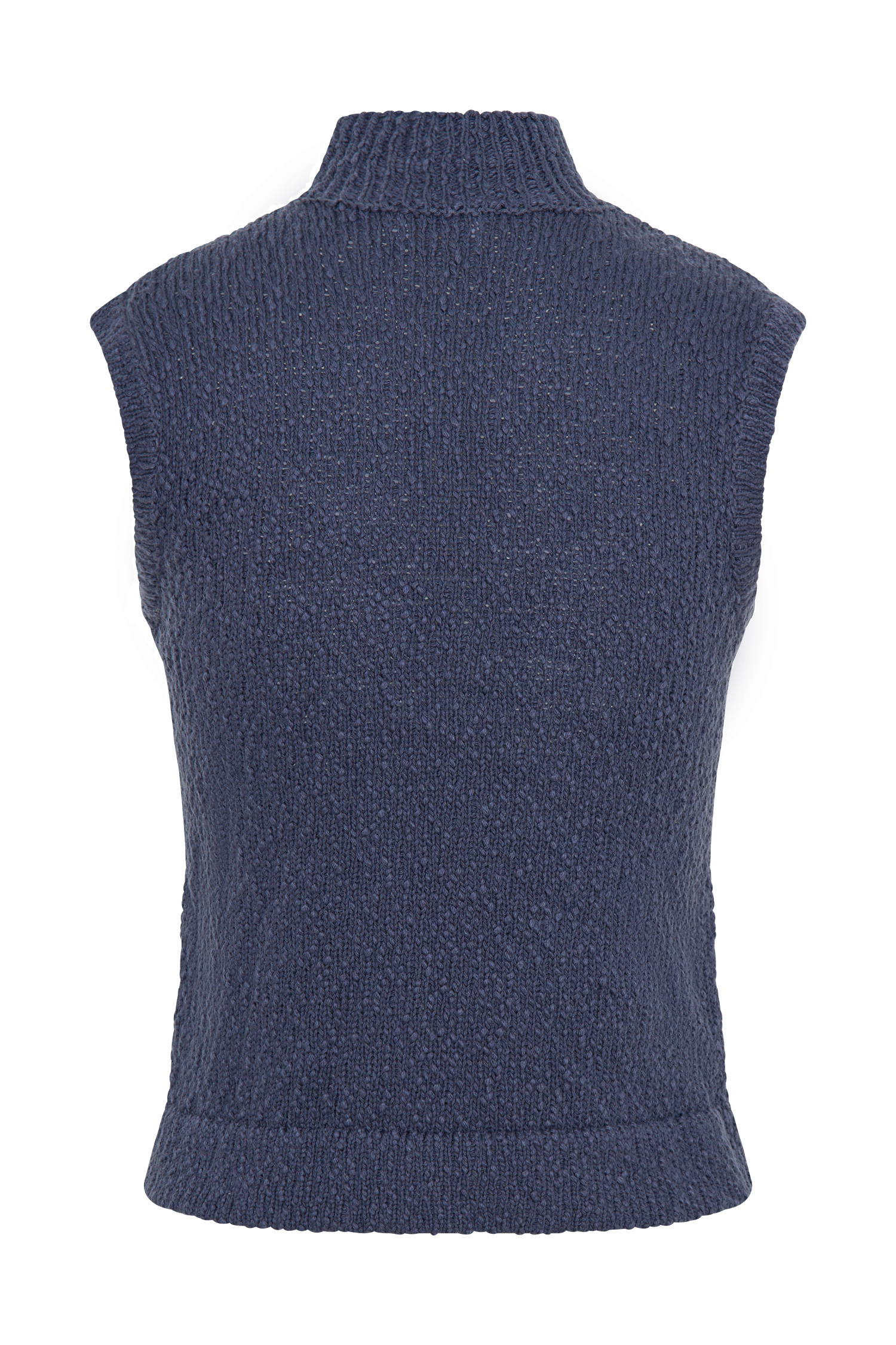 Azalea Sleeveless Knit Top - Steel、mySite、solidvoid