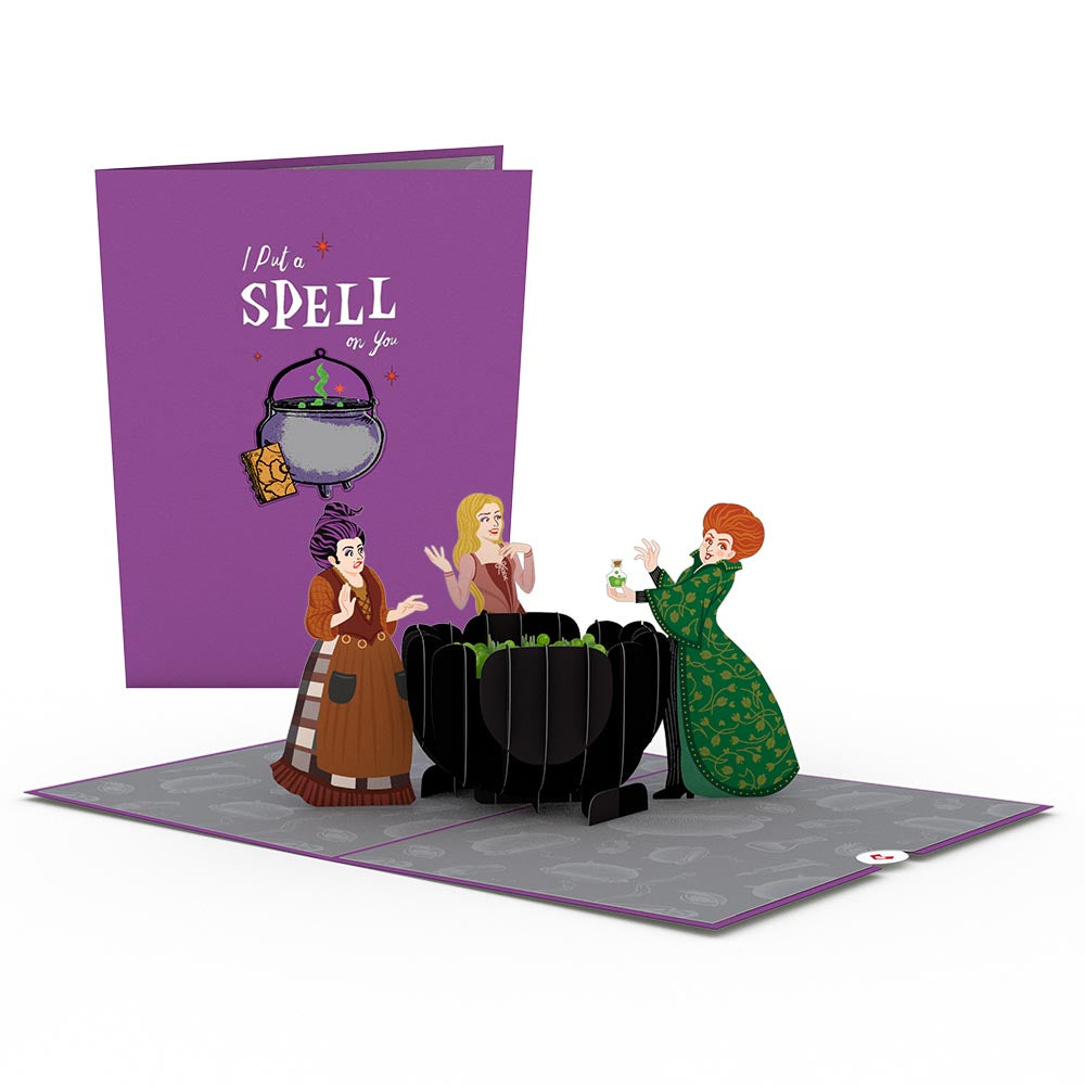 Disney Hocus Pocus I Put a Spell on You Pop-Up Card、mySite、solidvoid