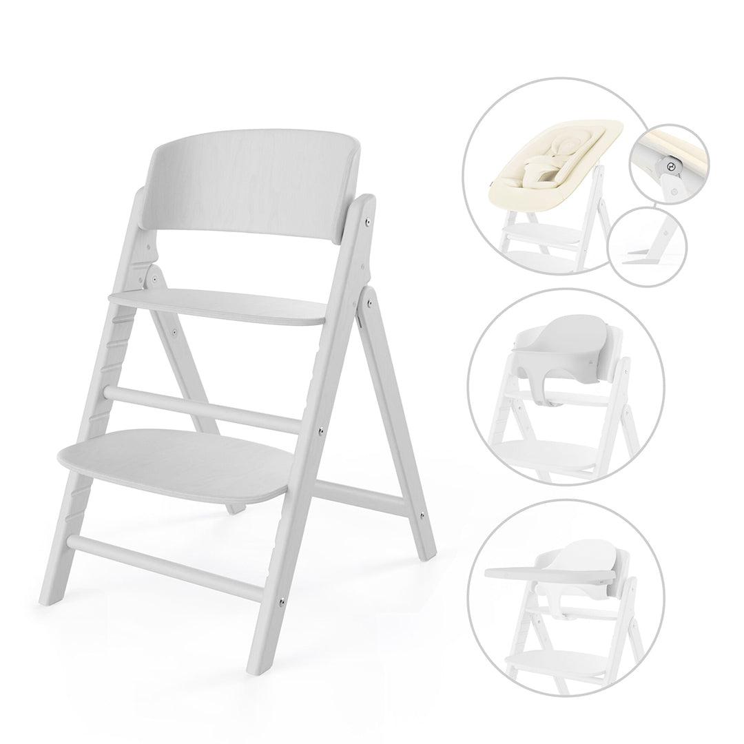  CYBEX Click & Fold 4 In 1 Highchair - White、mySite、merchandisen