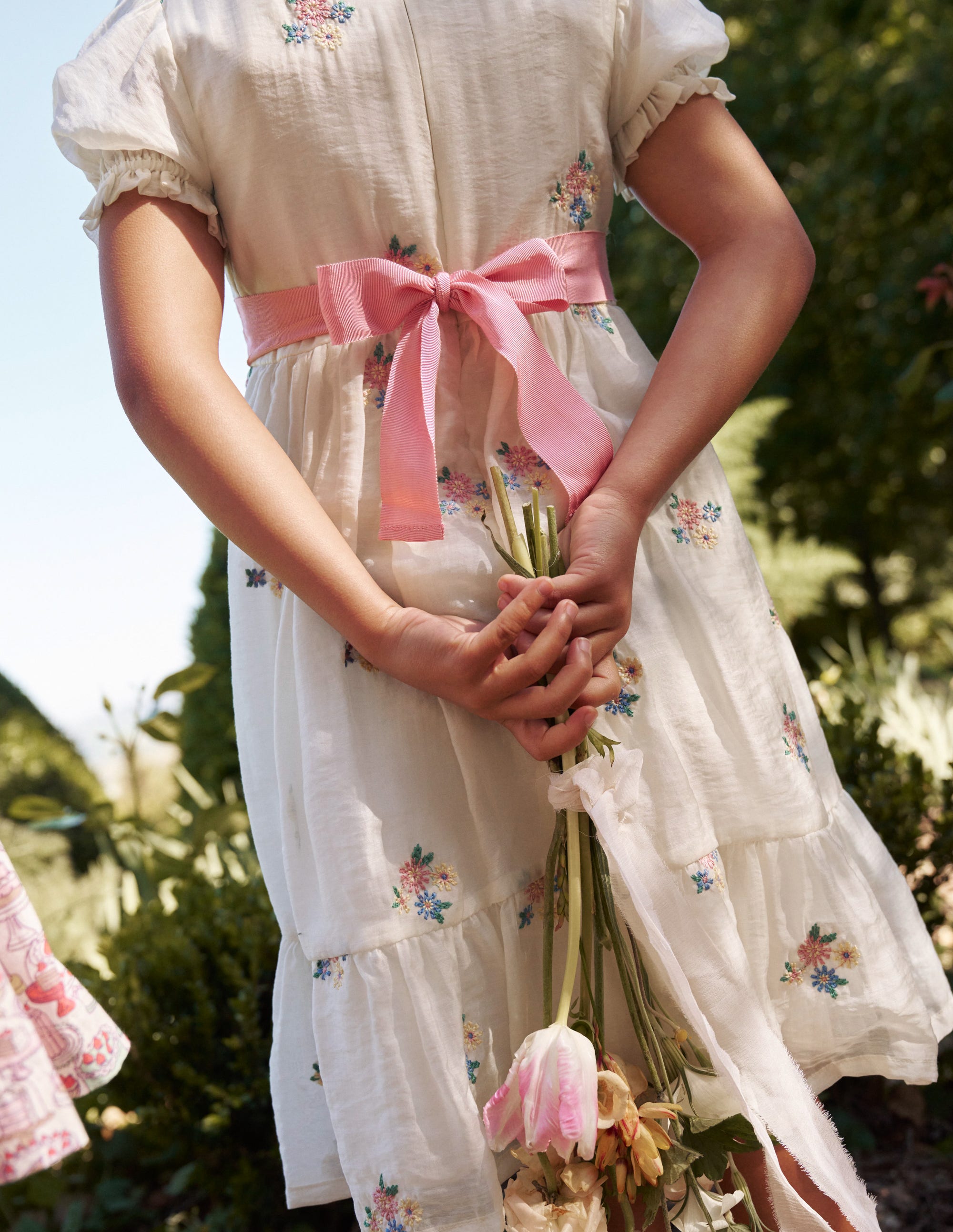  Flutter Organza Dress-Ivory Floral、mySite、ashleygrahame