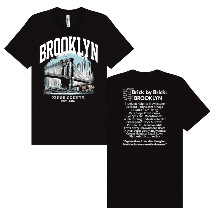 Brooklyn – Kings County Black T-Shirt、mySite、vikingsvslions