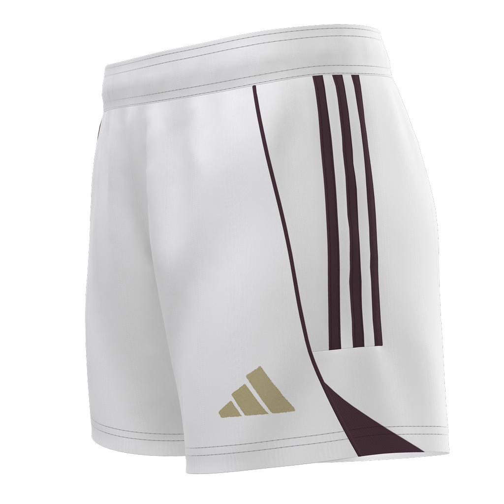 adidas Womens Custom Tiro 25 Competition Match Shorts Liv Fusion- White、mySite、noshort