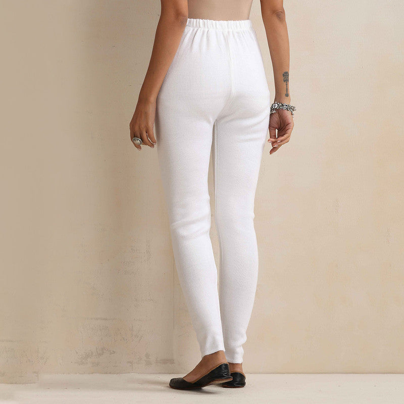 Woolen Solid Leggings For Women | White、mySite、camillekostekn