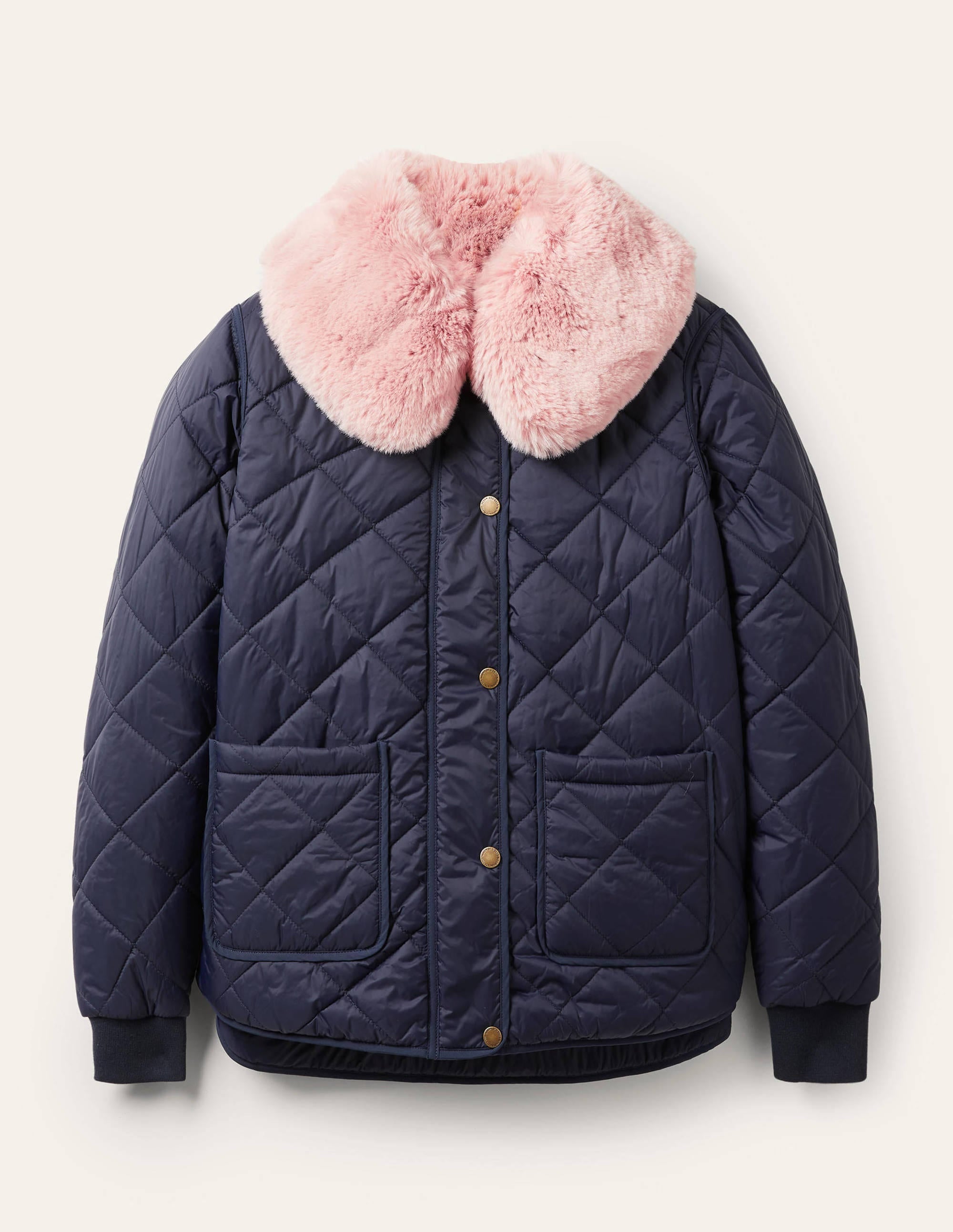  Hollie Quilted Jacket-Navy、mySite、ashleygrahame