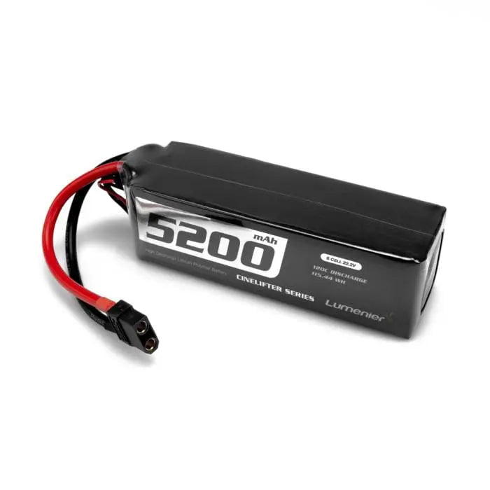  Lumenier 5200mAh 6S 120c CineLifter LiPo Battery - XT90、mySite、merchandisen