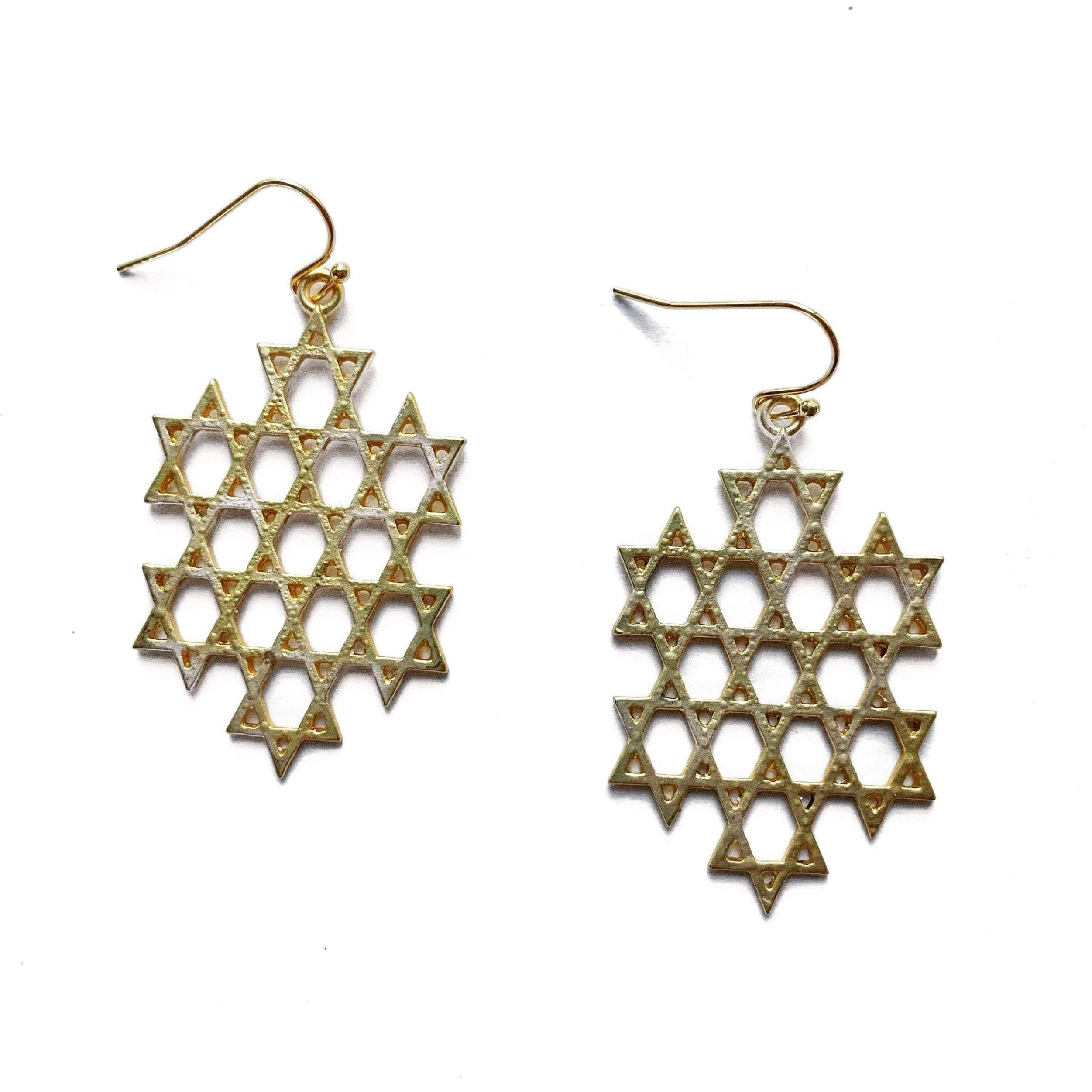 Star of David Dangle Earrings、mySite、topwebapps
