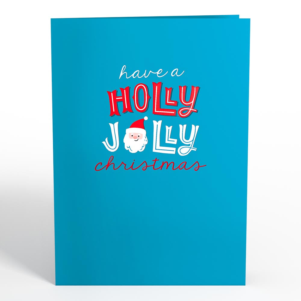 Santa Decorating a Christmas Tree Pop-Up Card、mySite、solidvoid