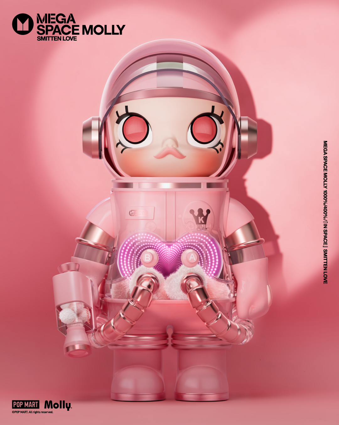  POP MART MEGA SPACE MOLLY 1000% SMITTEN LOVE、mySite、greenlandpopulation
