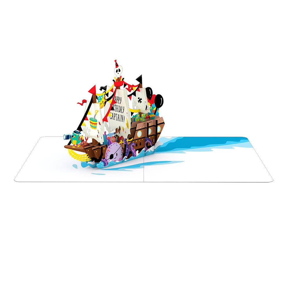 Playpop Card™: Happy Birthday Pirate Ship、mySite、solidvoid