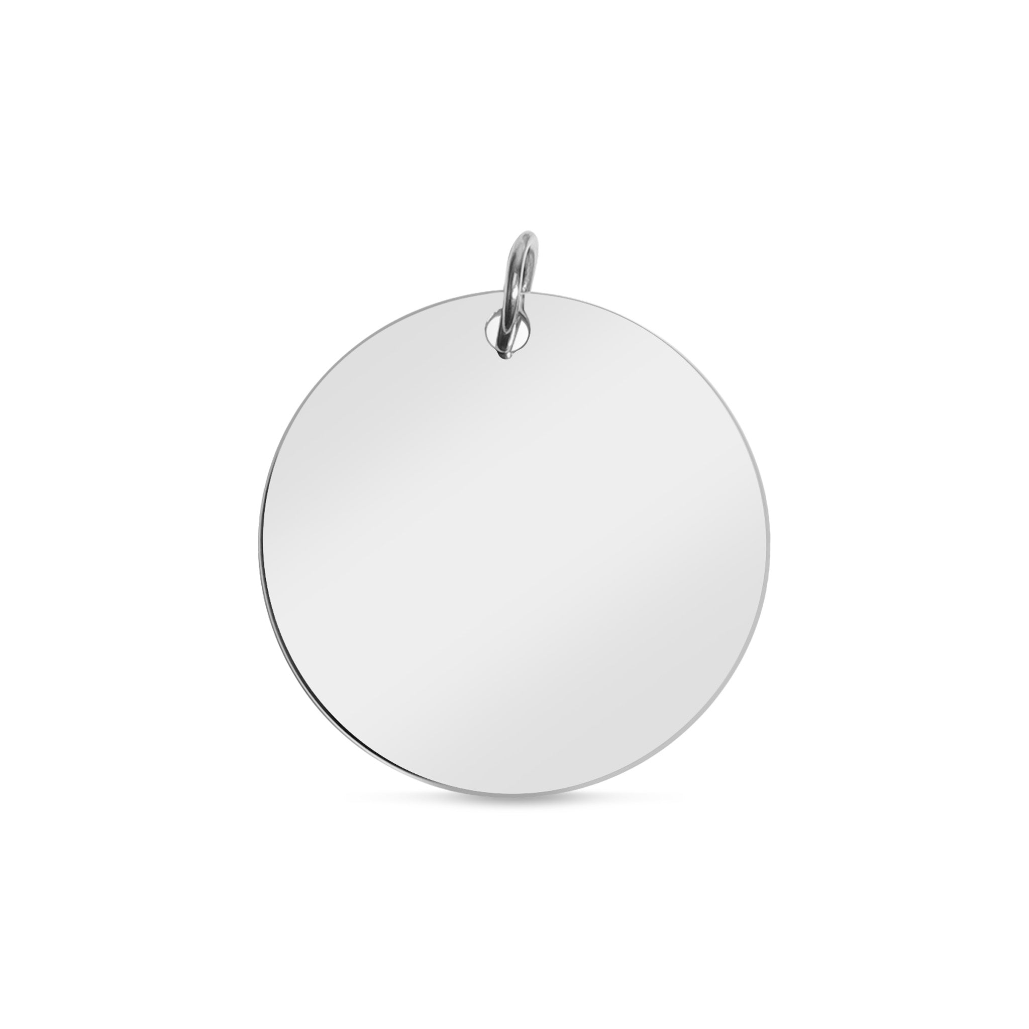 Stainless Steel Blank Circle Pendant / SBB0013、mySite、dreamappss