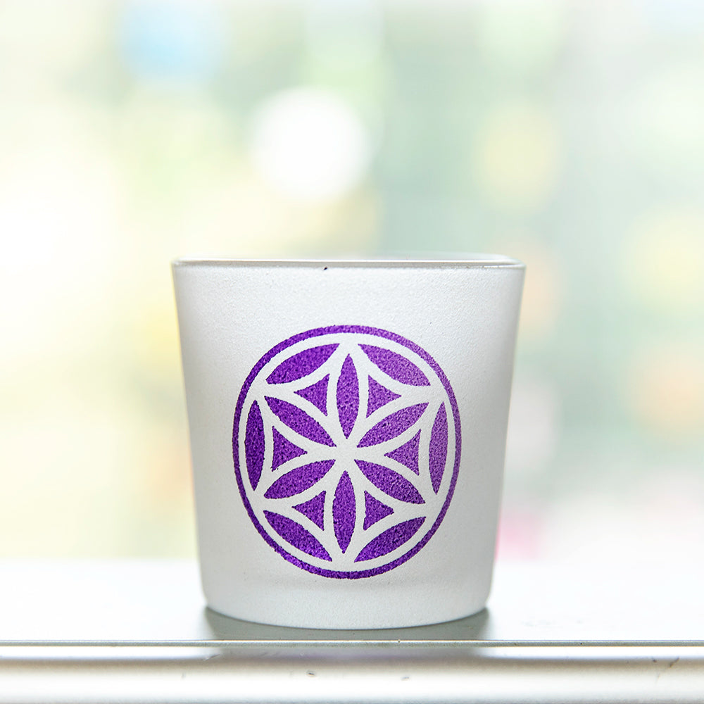 Frosted Glass Votive Candle Holder、mySite、topwebapps