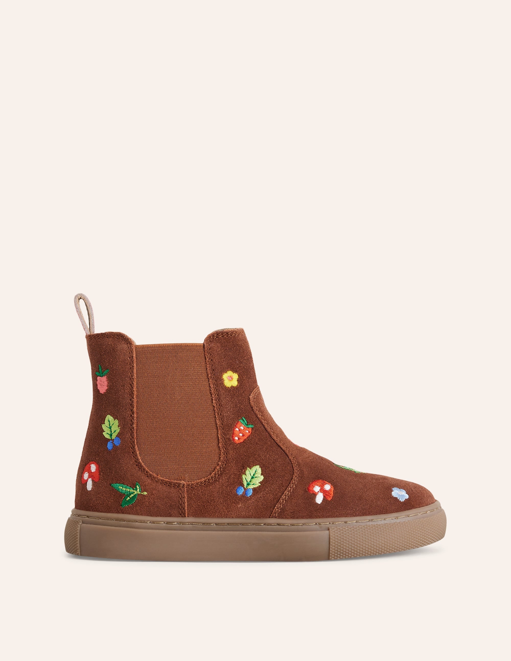  Embroidered Ankle Boot-Tan Embroidered Motifs、mySite、ashleygrahame
