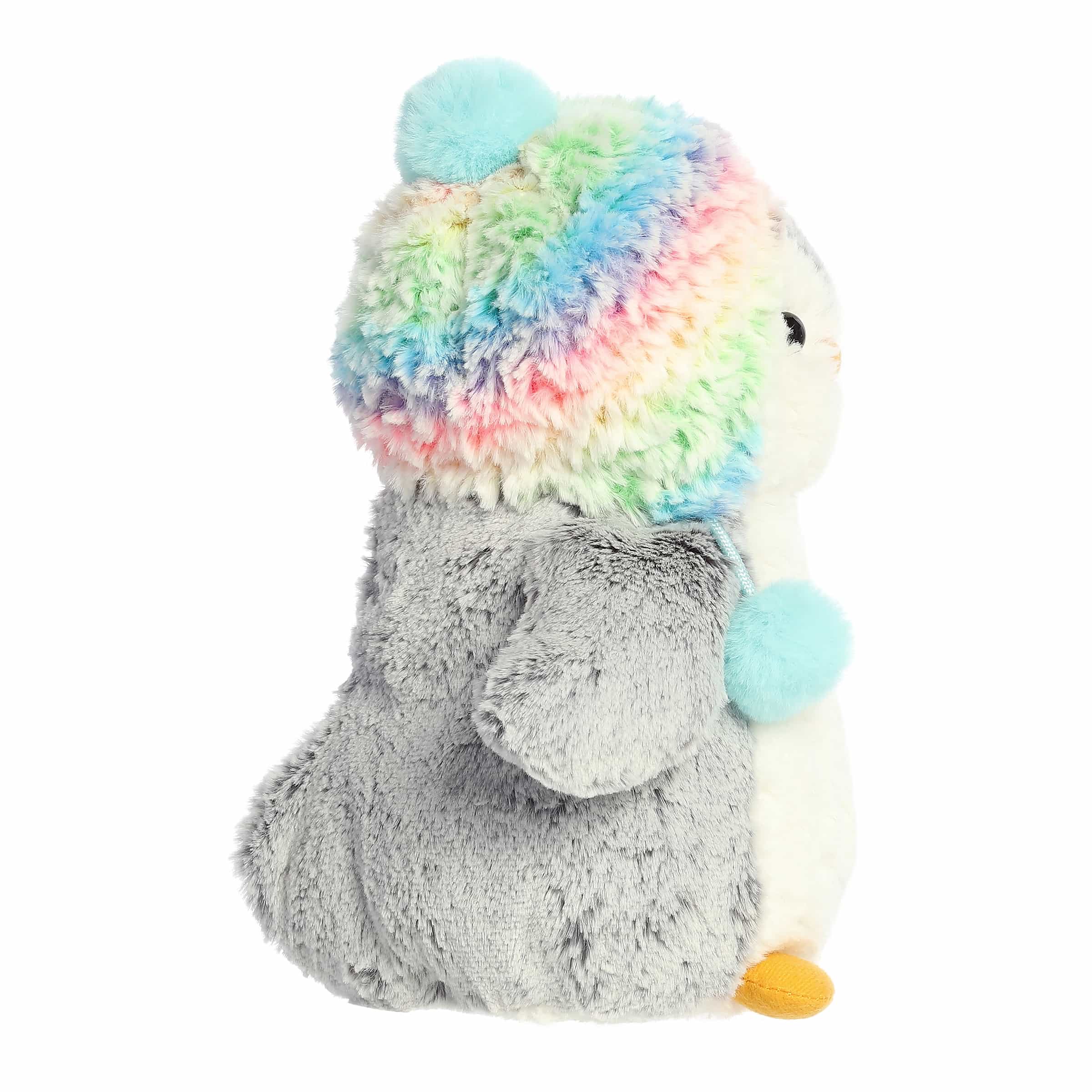 Aurora® - PomPom Penguin™ - 9 Pompom Rainbow Beanie™、mySite、g9winljtr