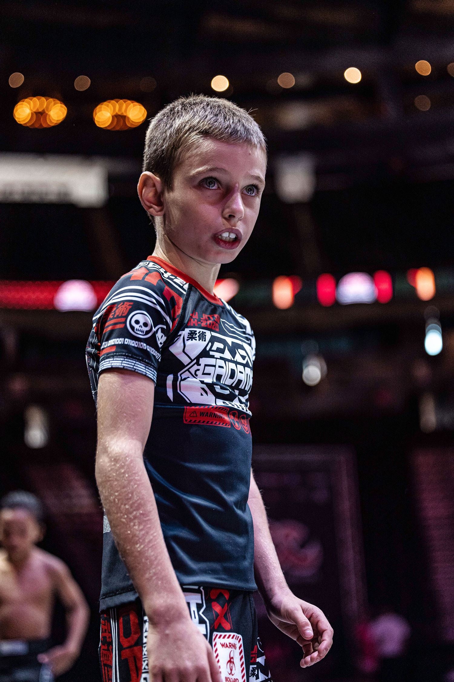 Youth Cyber Fox Jiu Jitsu Rashguard - Short Sleeve、mySite、gigharbornorthrealestate