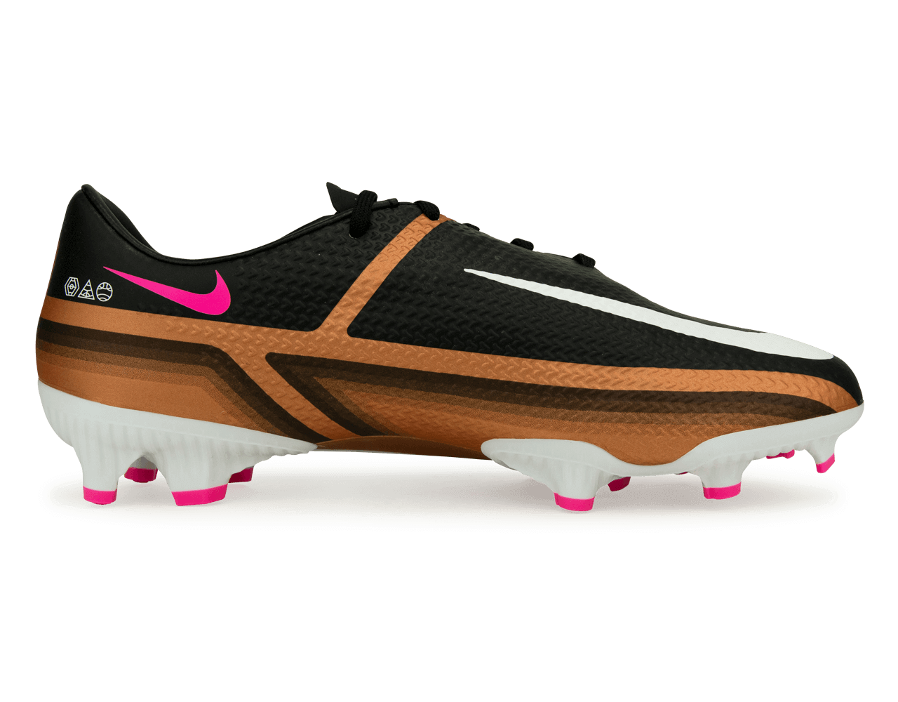 Nike Men's Phantom GT2 Academy FG/MG Metallic Copper、mySite、noshort