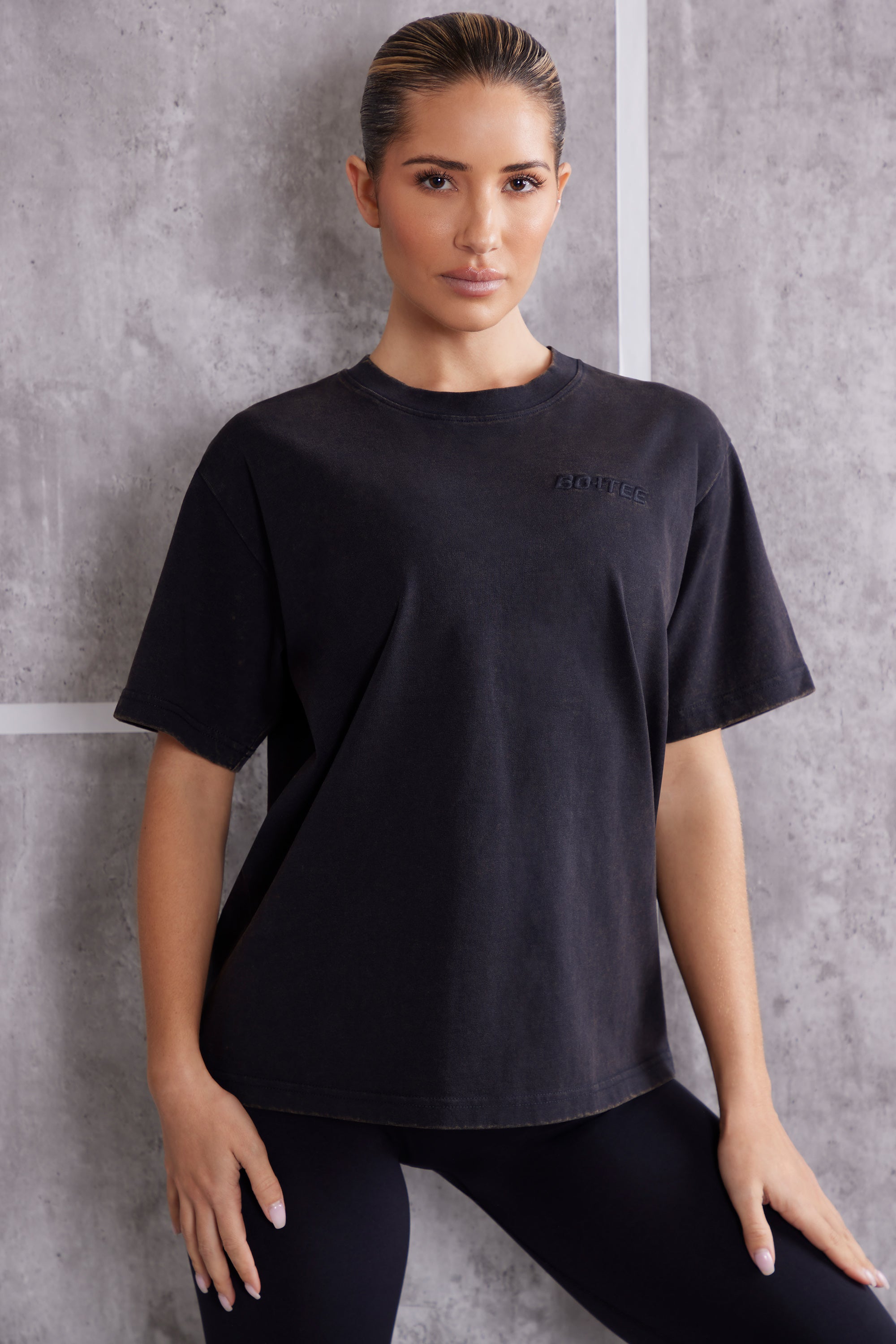 Oversized T-Shirt in Jet Black、mySite、solidvoid