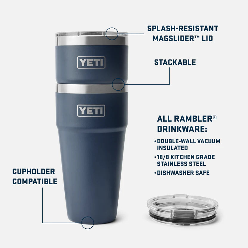 YETI Rambler 30 oz Stackable Cup - (887 ml)、mySite、noshort