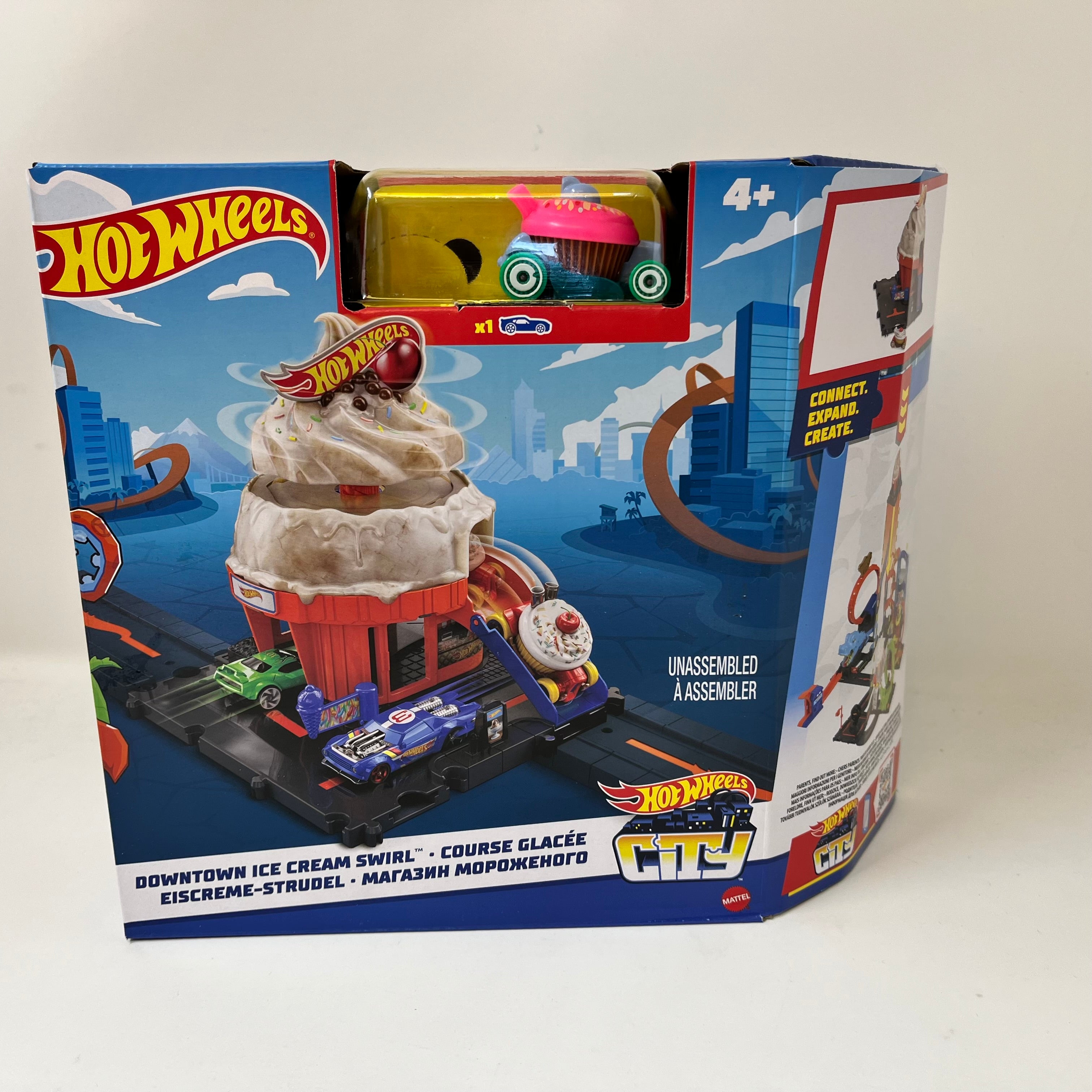 Downtown Ice Cream Swirl * Hot Wheels City Track Pack、mySite、hgirdovlk