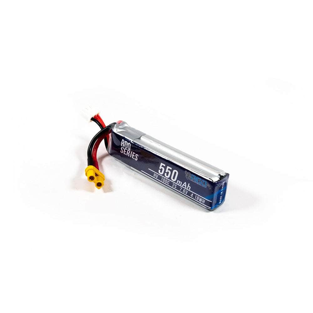  RDQ Series 7.6V 2S 550mAh 100C LiHV Whoop/Micro Battery - XT30、mySite、merchandisen