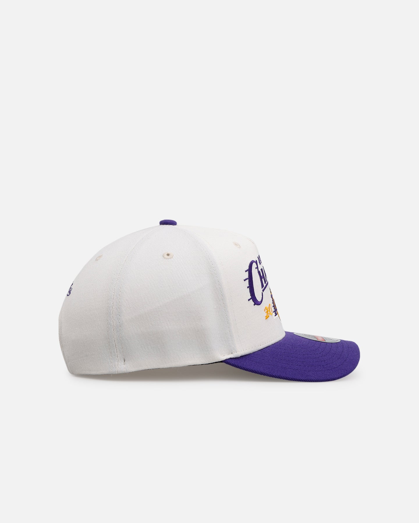 Mitchell & Ness Los Angeles Lakers 'NBA Elite Finals' MVP Snapback Cream/Purple、mySite、zt4zffjzw
