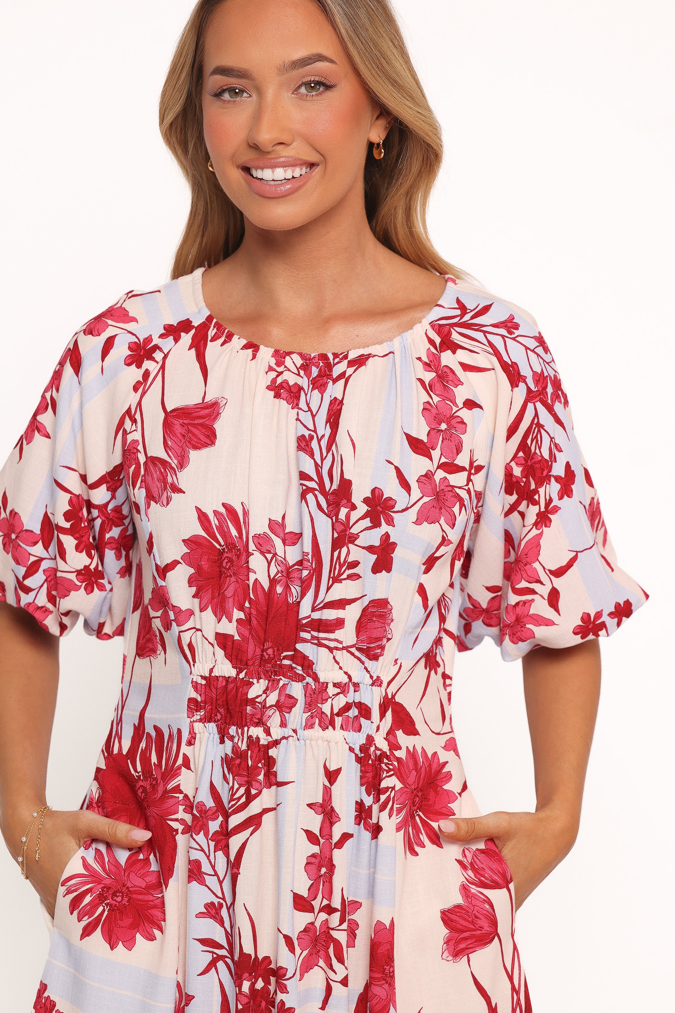  Simmons Mini Dress - Fuchsia Floral、mySite、sugarbowlscore