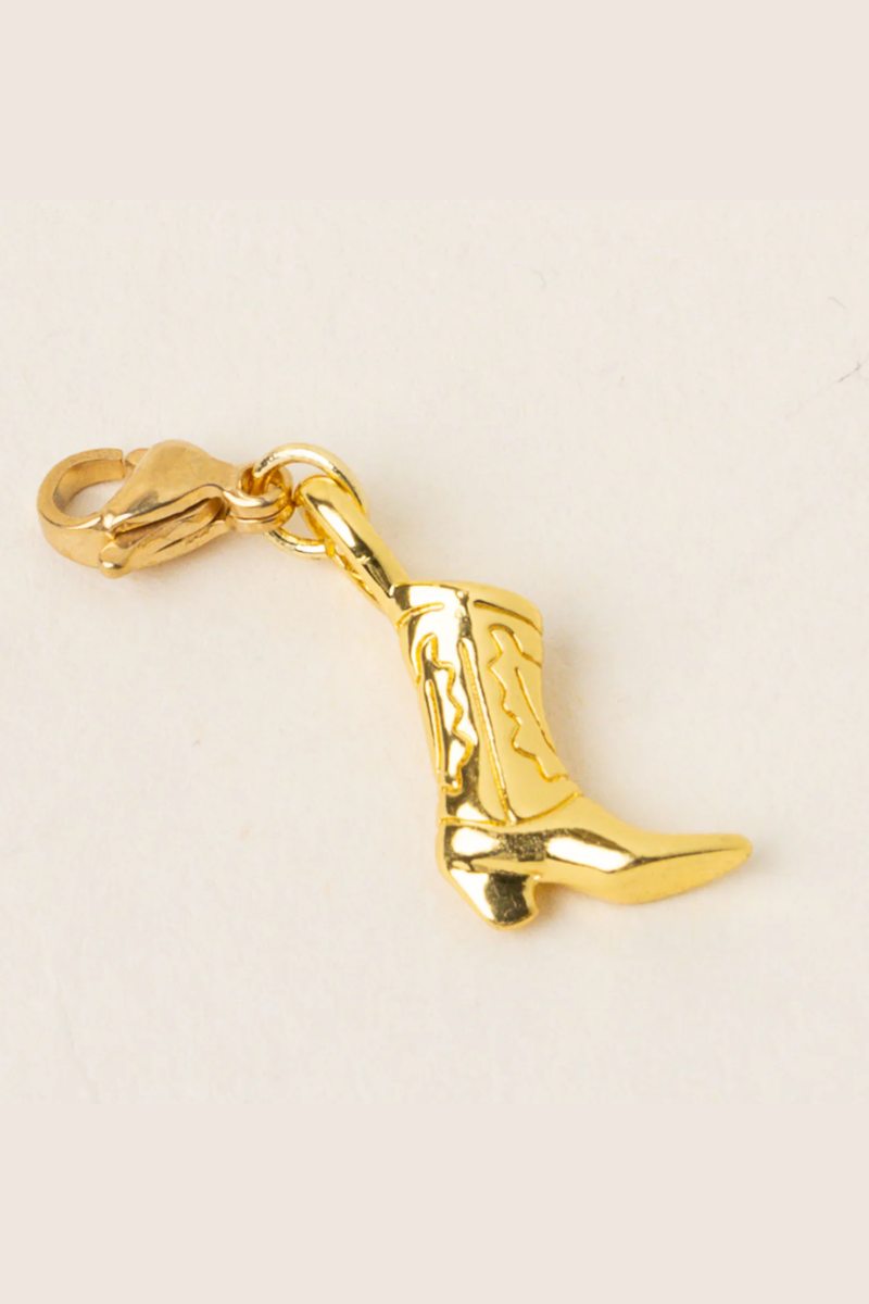 Cowgirl Boot Jewelry Charm Gold、mySite、hinf8tx79