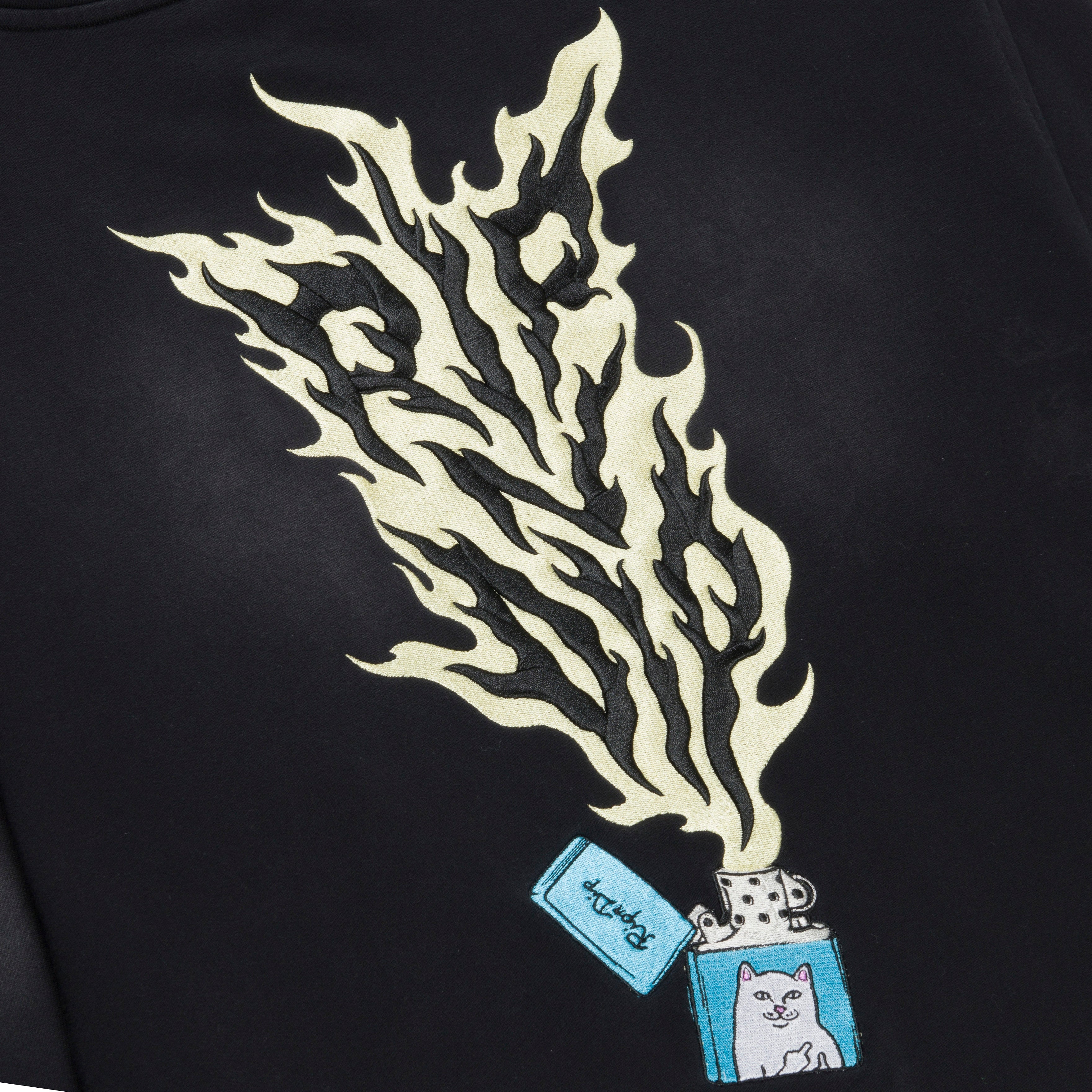  Ripnlit Hoodie (Black Vintage Wash)、mySite、merchandisen