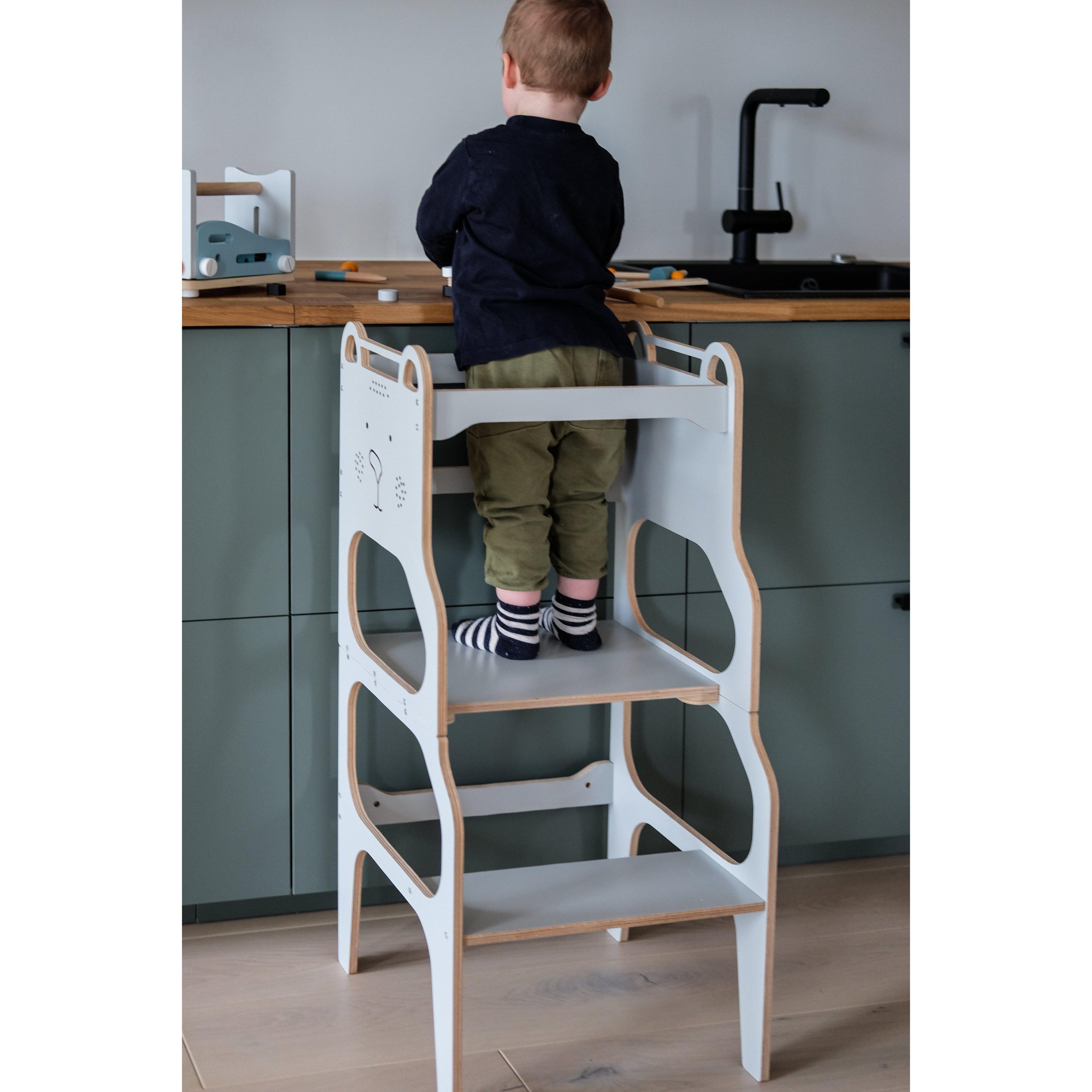 Wooden Teddy Multi-Function Kids Chair Table Learning Tower、mySite、gigharbornorthrealestate