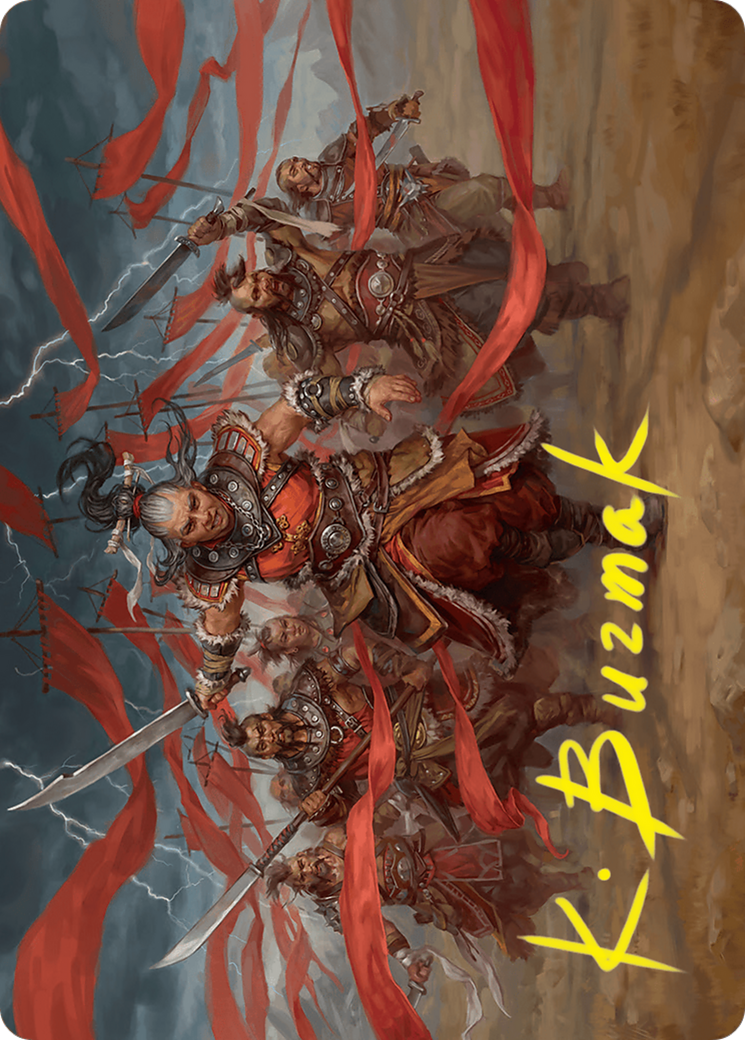 Alesha, Who Laughs at Fate Art Card (14/54) (Gold-Stamped Signature) Foundations Art Series、mySite、waistdrama