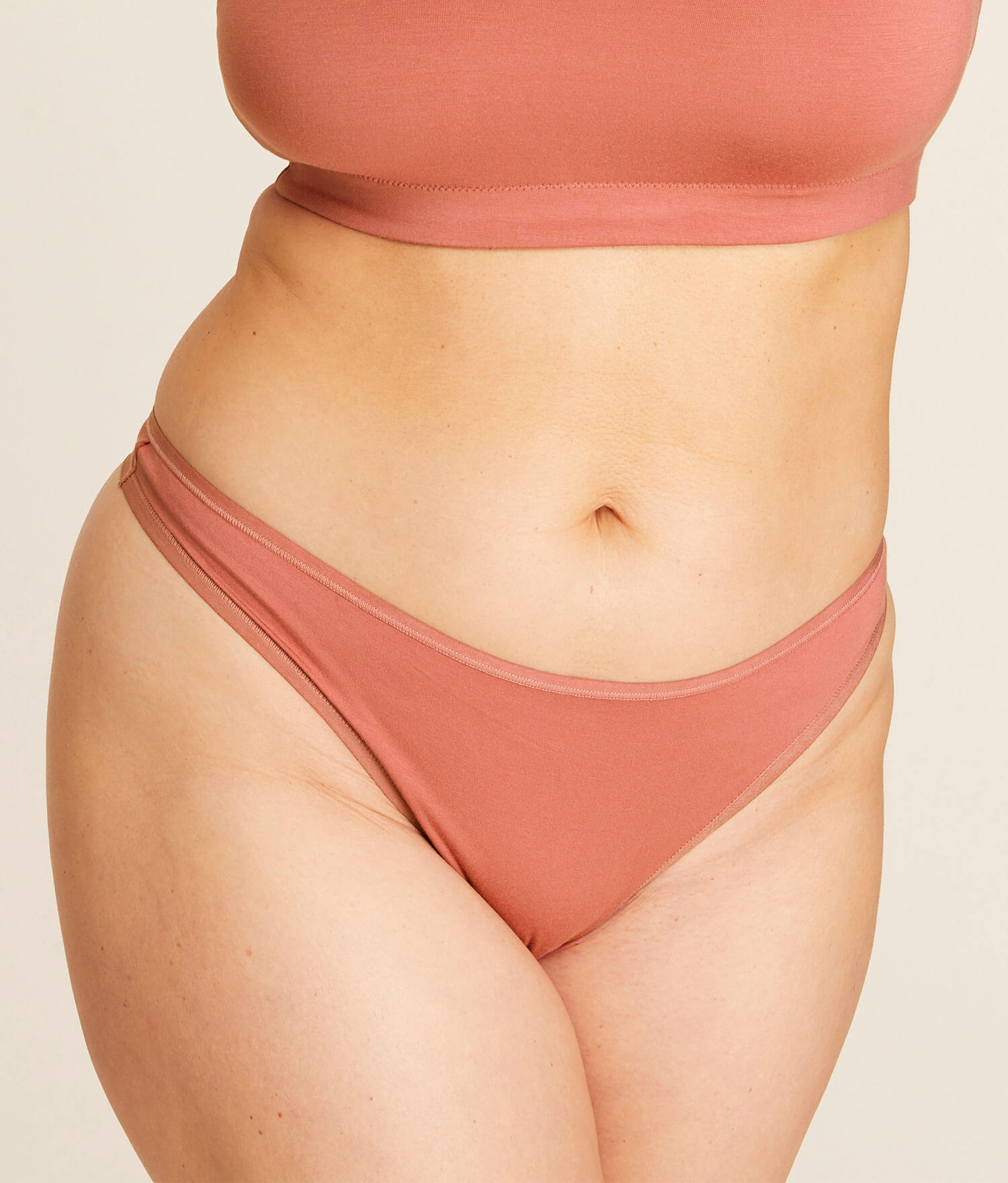  The Thong Panty - Rayon - Apricot、mySite、ashleygrahame