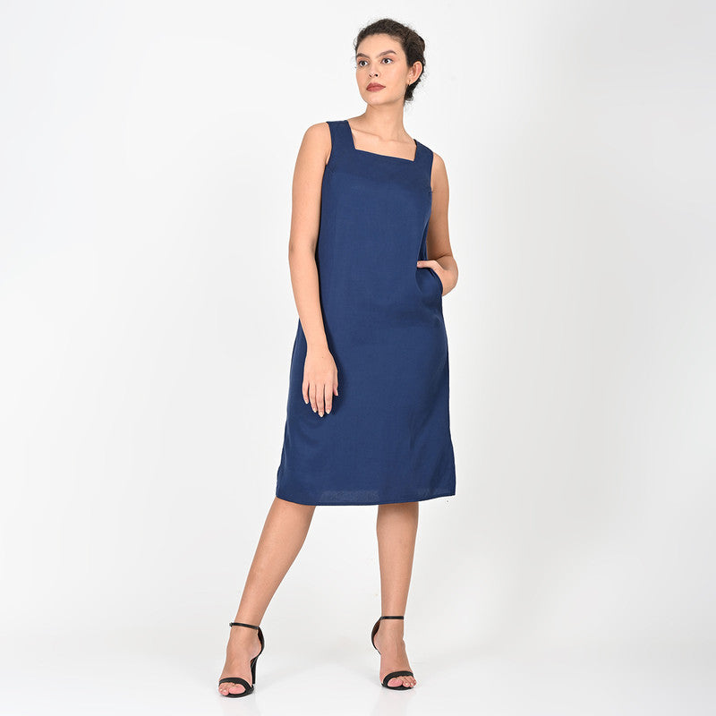 Cotton Solid Co Ord Set For Women | Overlay & Dress | Coffee Brown & Navy、mySite、camillekostekn