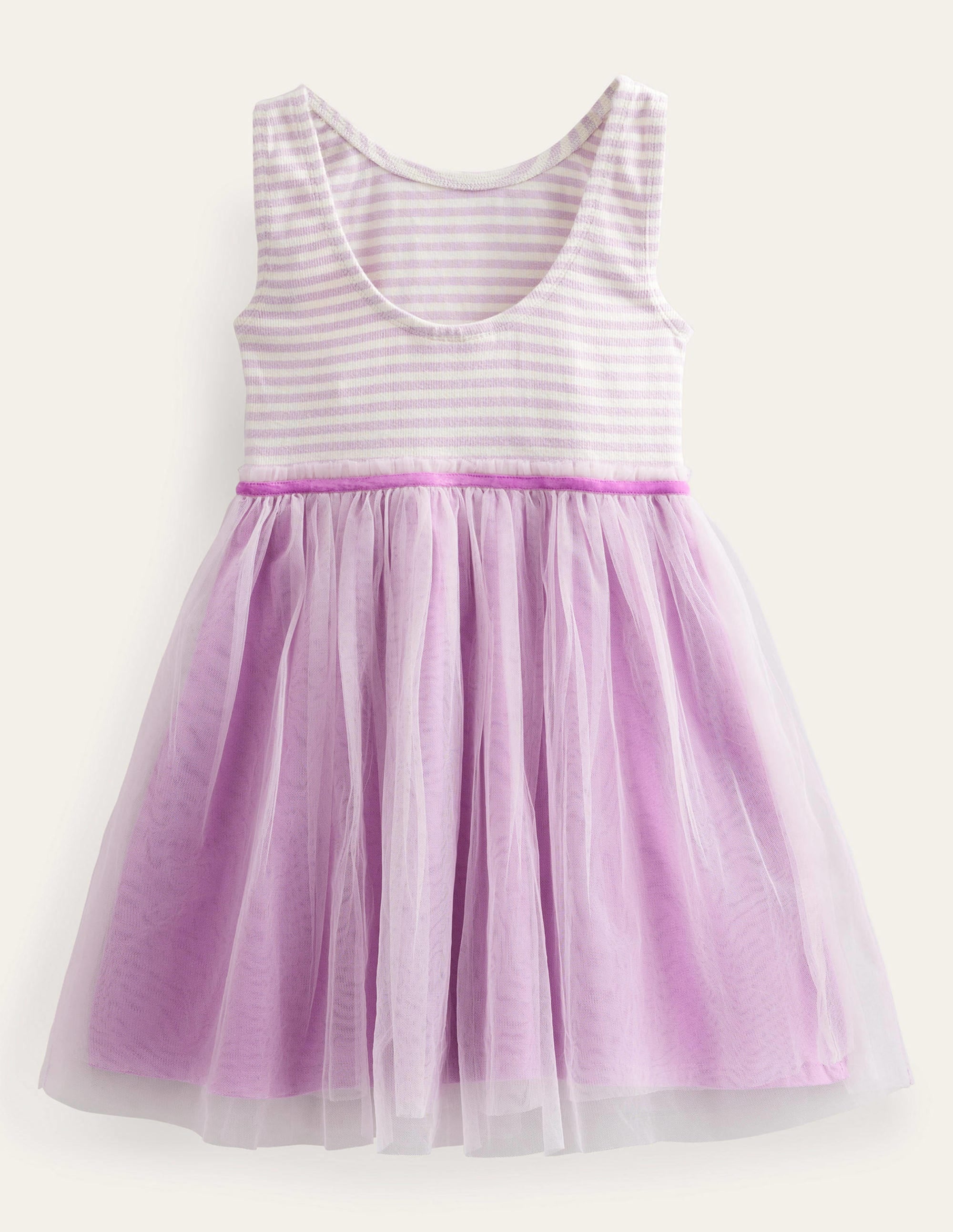  Jersey Tulle Mix Dress-Pale Sweet Pea、mySite、ashleygrahame