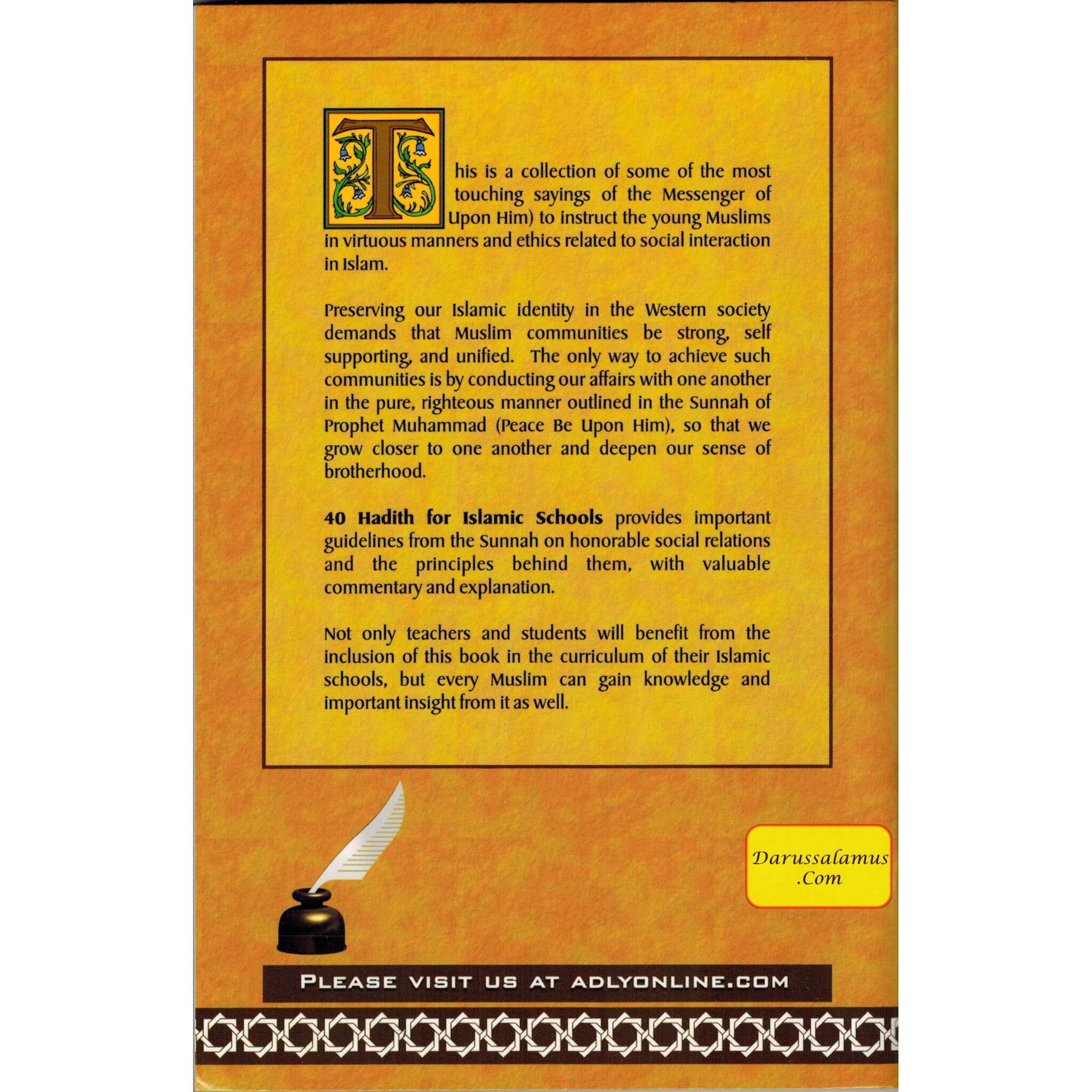 40 Hadith for Islamic Schools Part 1 By Muhammad S. Adly、mySite、topwebapps