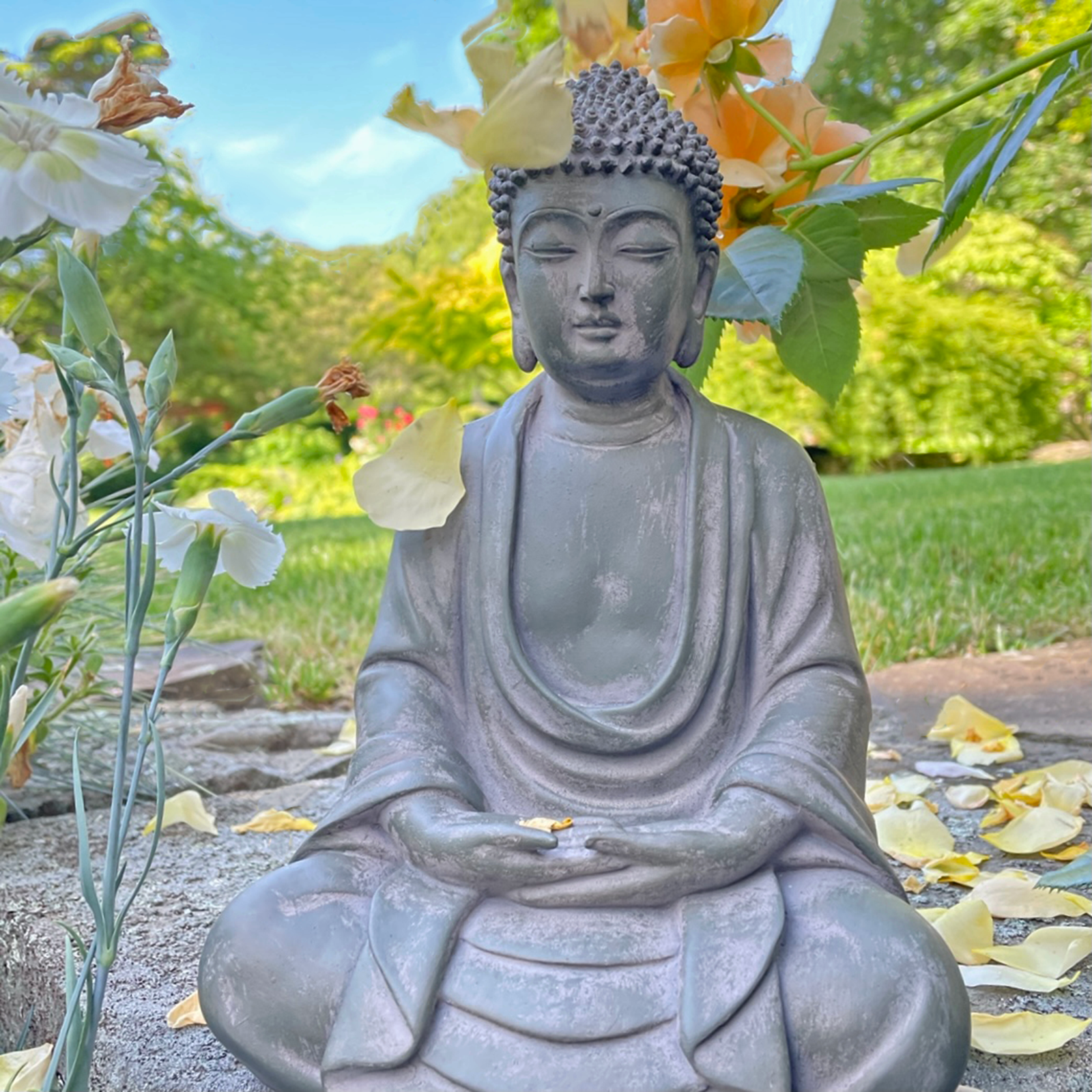 Calming Garden Buddha Statue、mySite、topwebapps