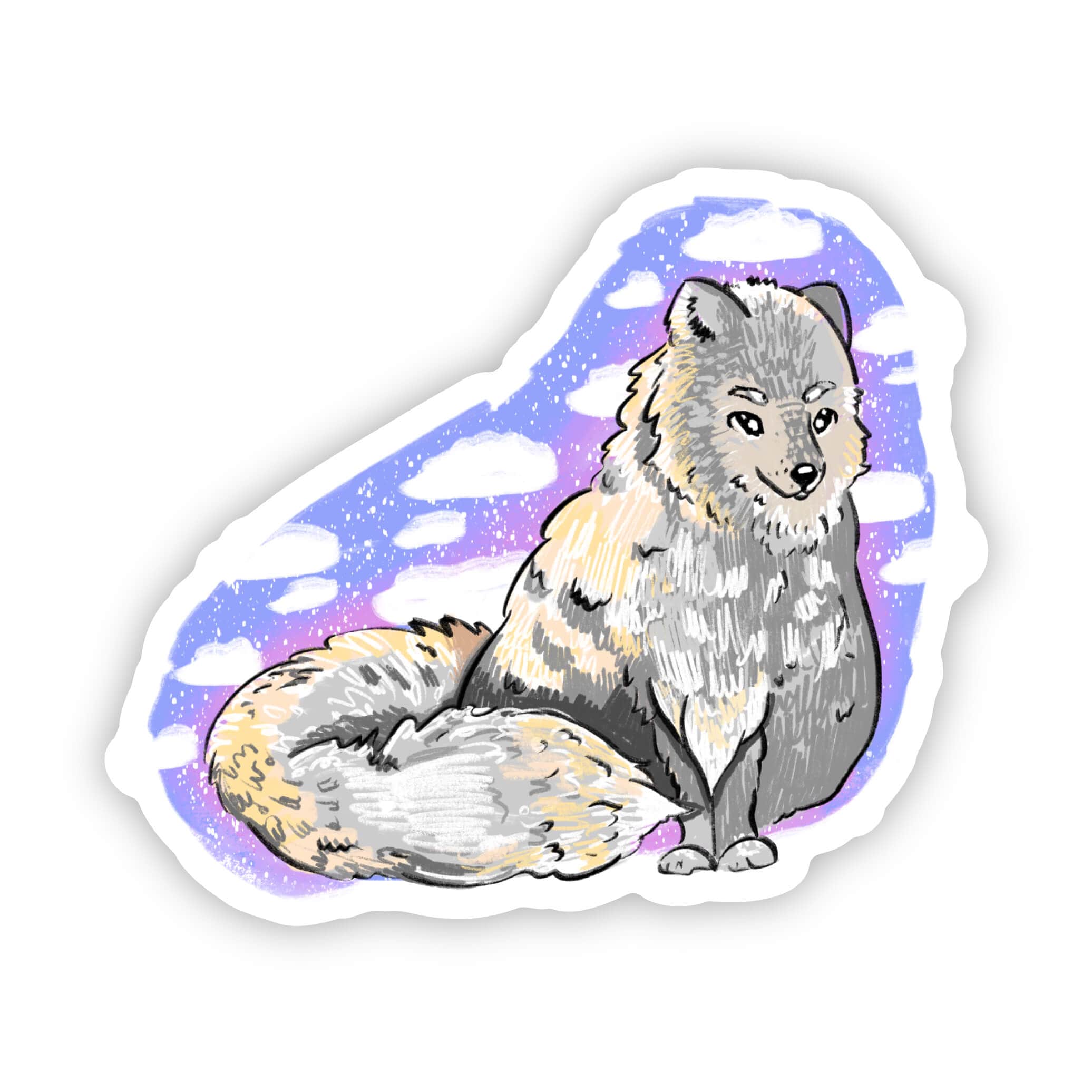  Arctic Fox sticker、mySite、elrpsem3k