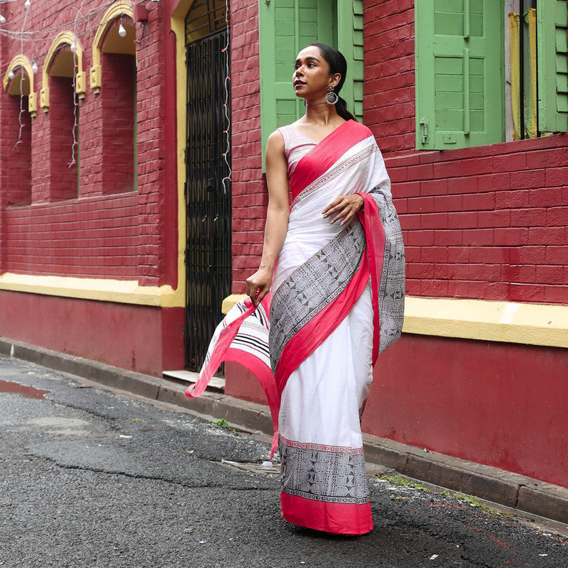 Cotton Printed Saree | Multicolour、mySite、camillekostekn