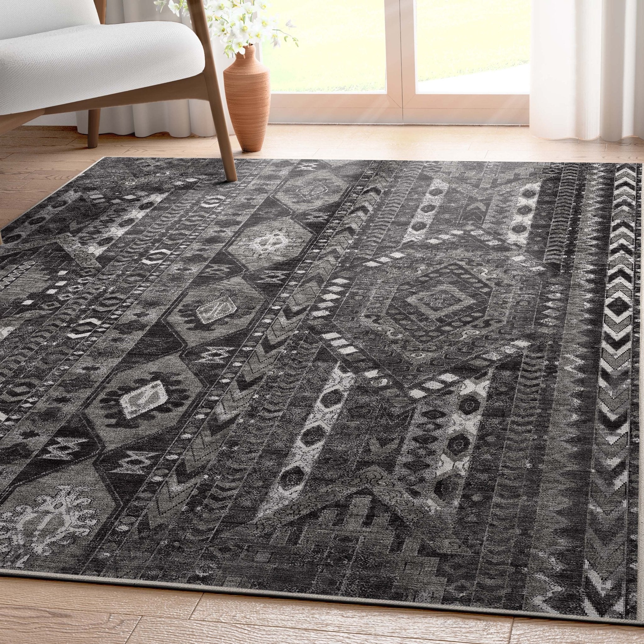 Apollo Rodeo Tribal Diamond Flat-Weave Rug、mySite、gigharbornorthrealestate