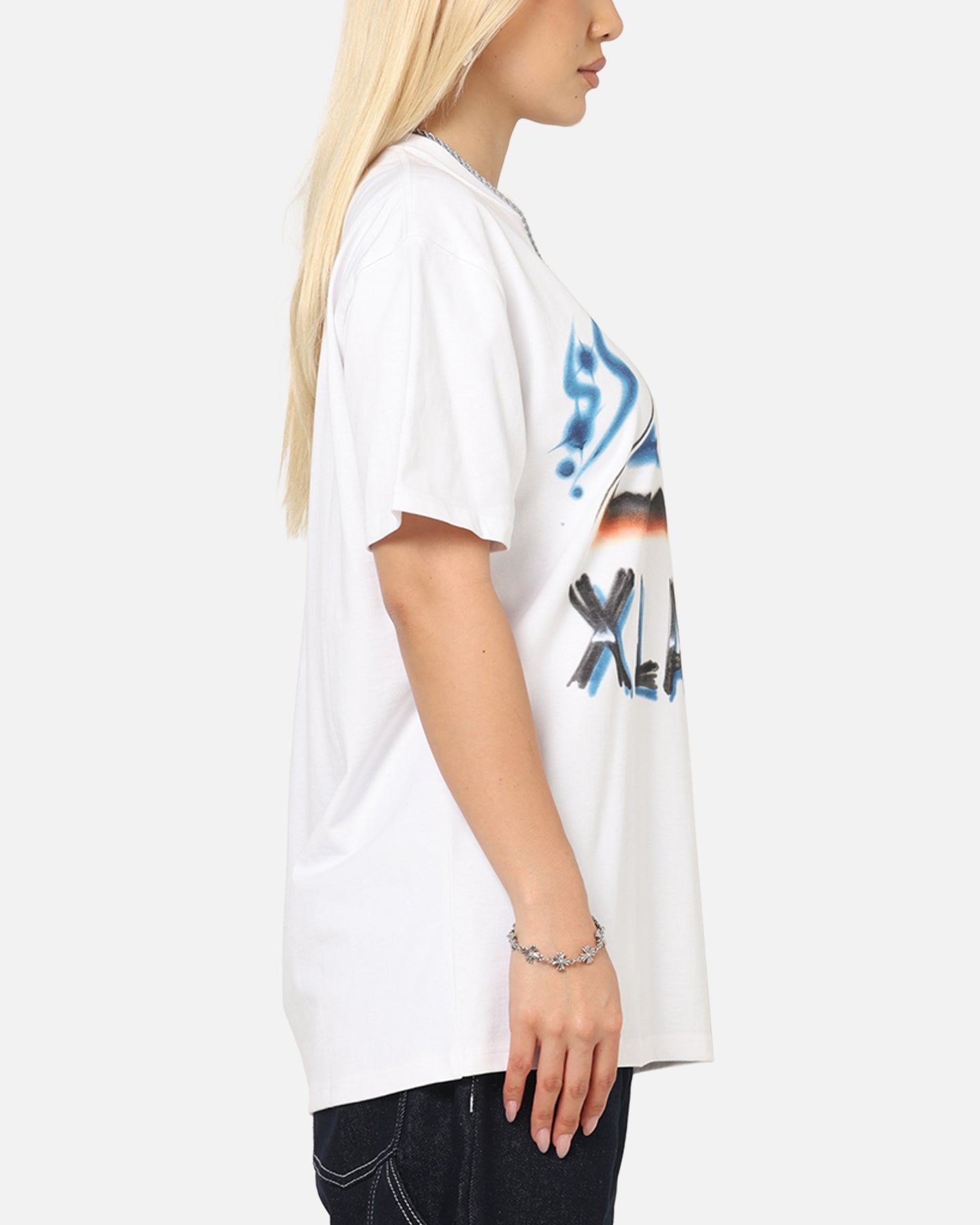 X-Large Airbrush T-Shirt White、mySite、zt4zffjzw