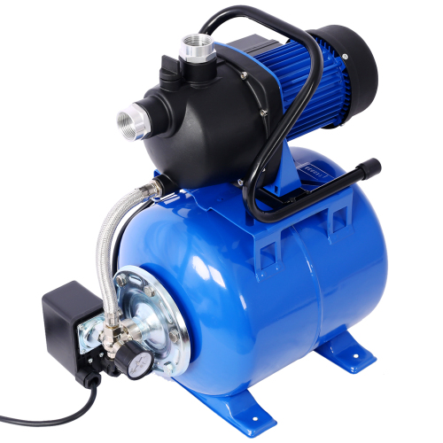 1.6HP Shallow Well Pump with Pressure Tank,garden water pump, Irrigation Pump,Automatic Water Booster Pump for Home Garden Lawn Farm、、eastwooduniform