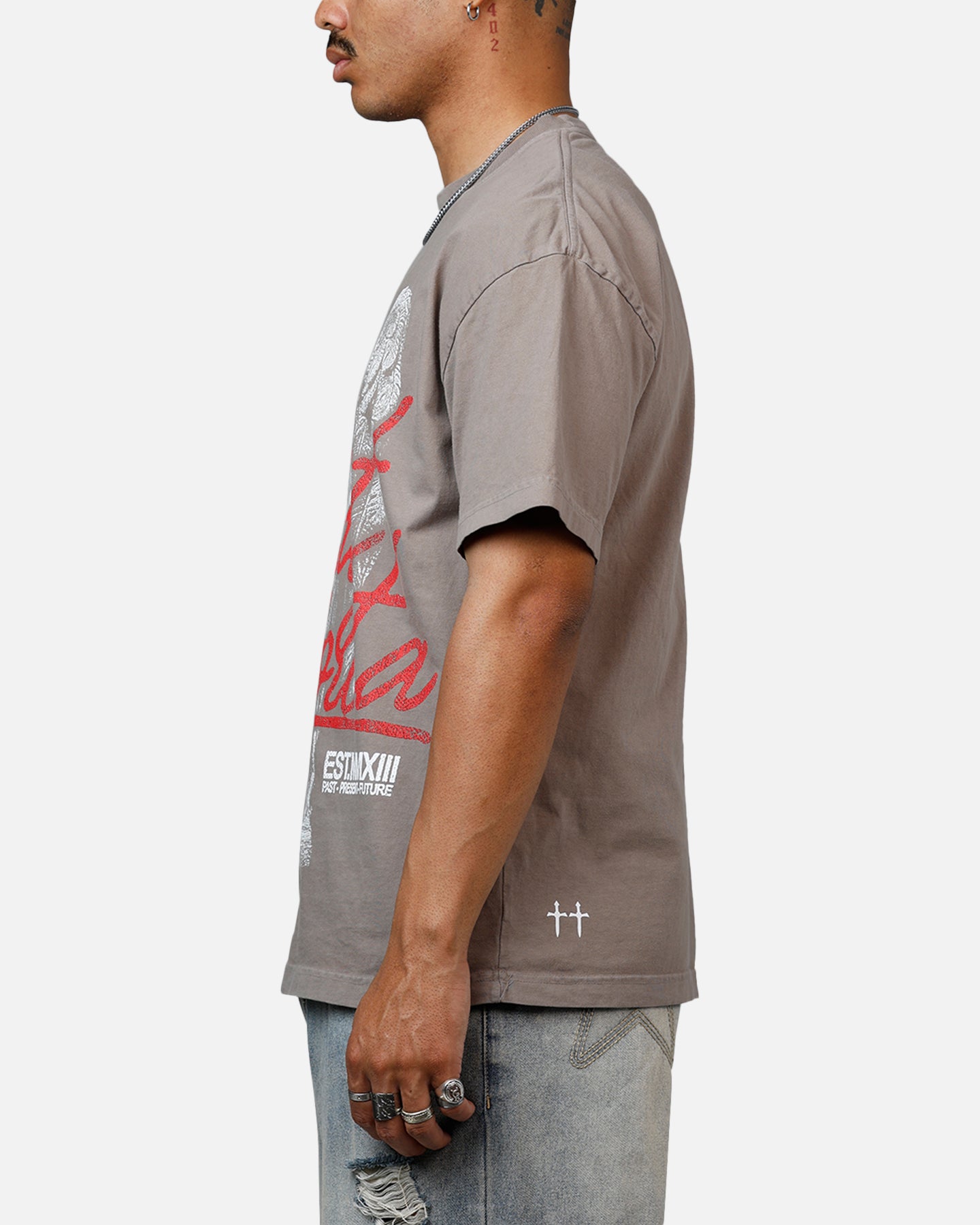 Saint Morta Forever T-Shirt Vintage Khaki、mySite、zt4zffjzw