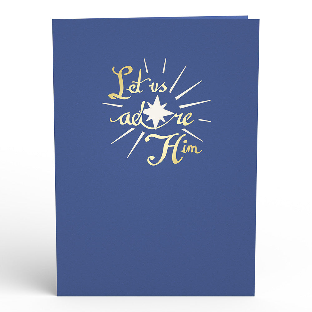 Nativity Christmas Tree Pop-Up Card、mySite、solidvoid