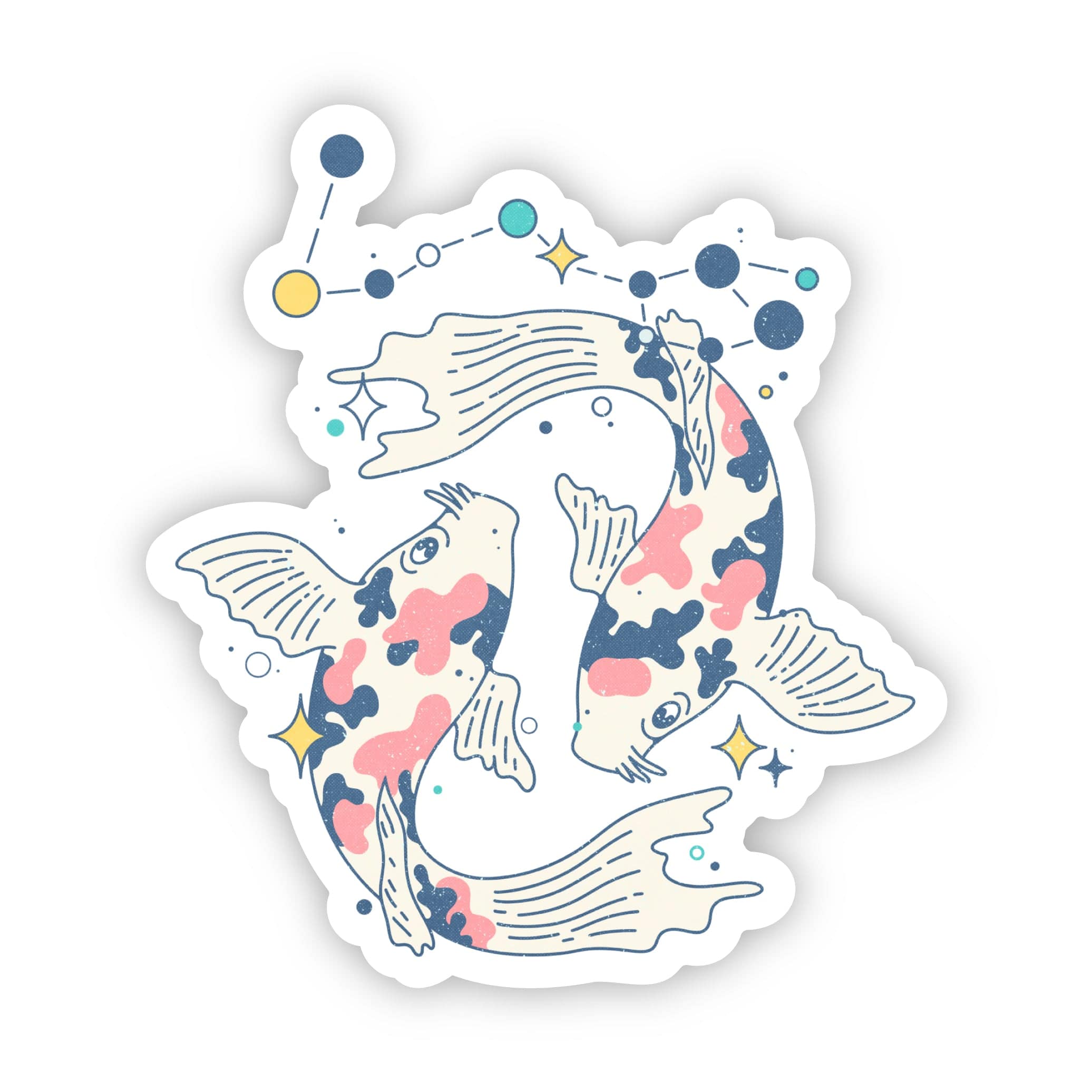  Pisces Astrology Symbol Sticker、mySite、elrpsem3k