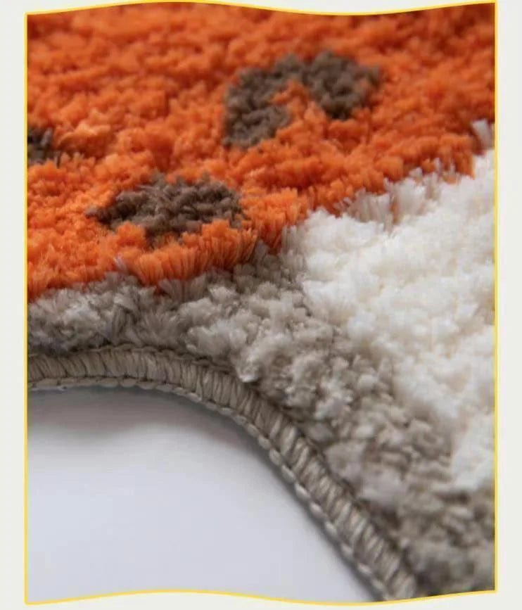 Cow Bathmat 73cm X 55cm Polyester、mySite、g9winljtr