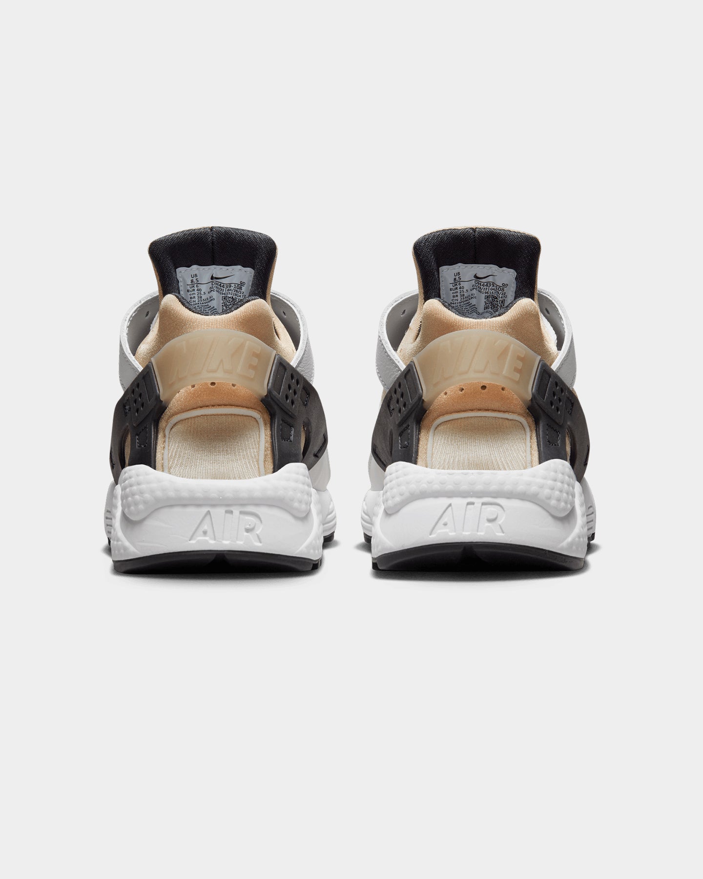 Nike Women's Air Huarache White/Black-Hemp、mySite、zt4zffjzw