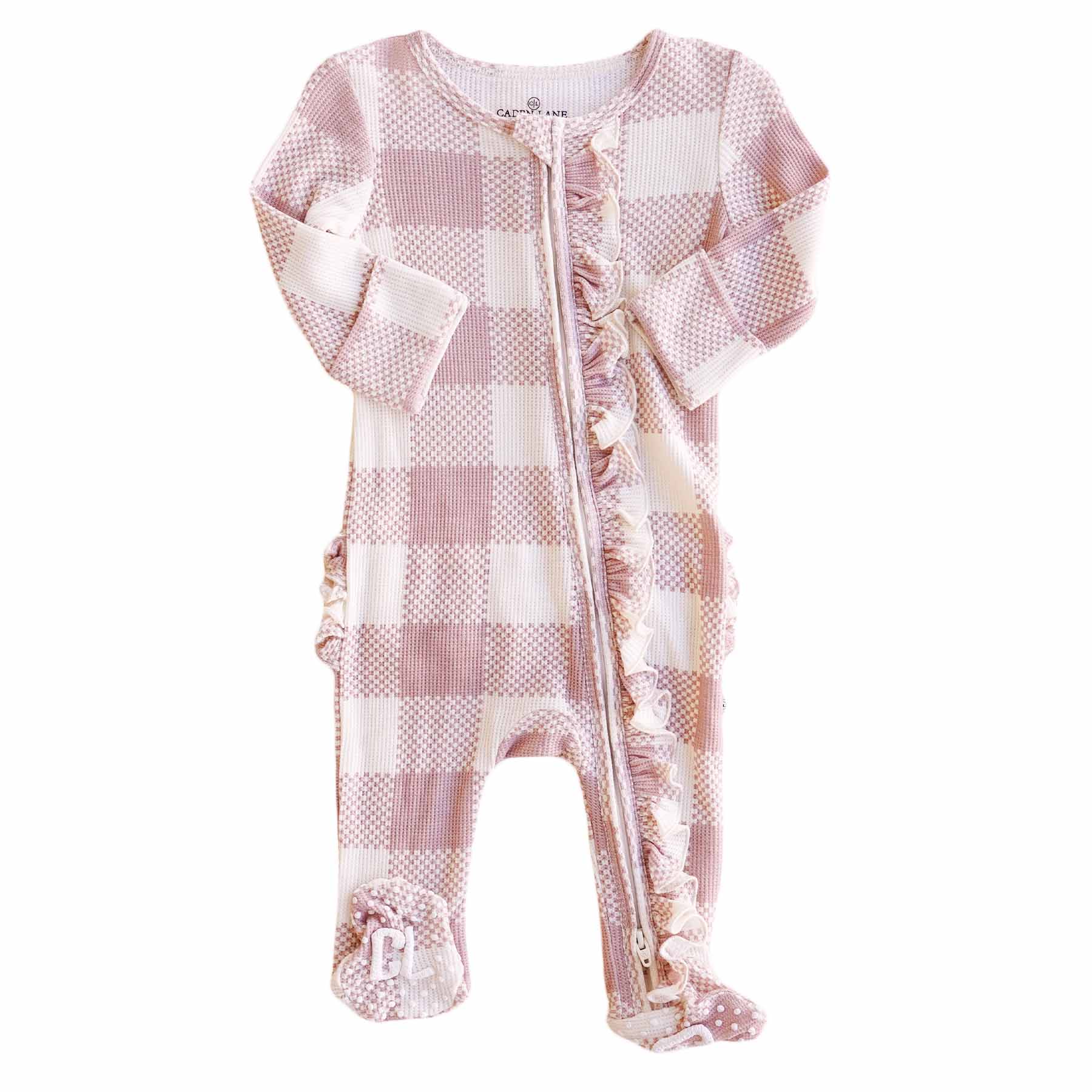  Girl Ruffle Zipper Footies | Best Sellers、mySite、layawaytickets