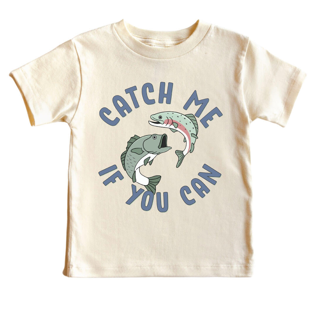  Catch Me If You Can Kids Graphic Tee | Natural、mySite、layawaytickets