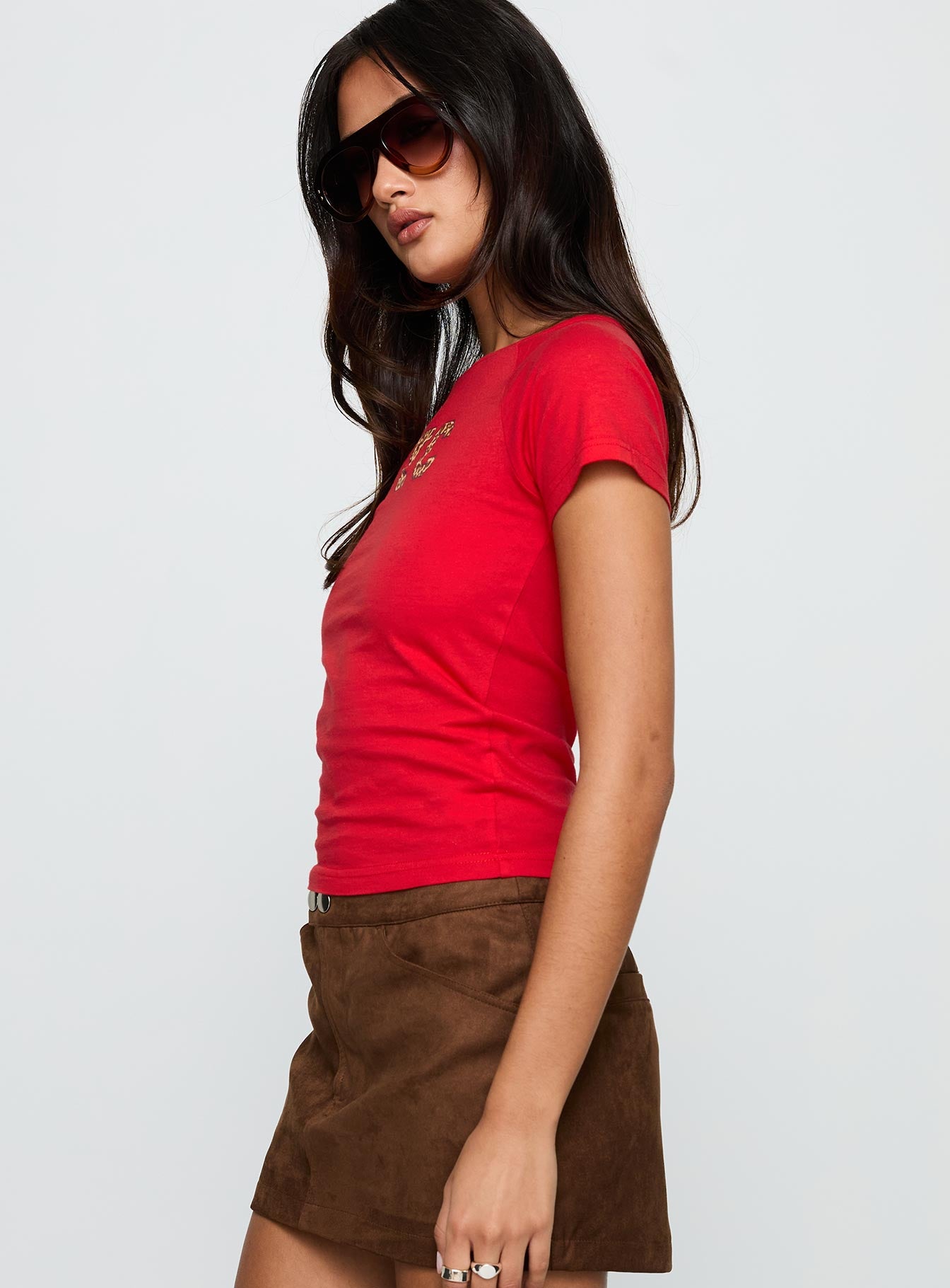 Nyc Leopard Graphic Top Red、mySite、solidvoid