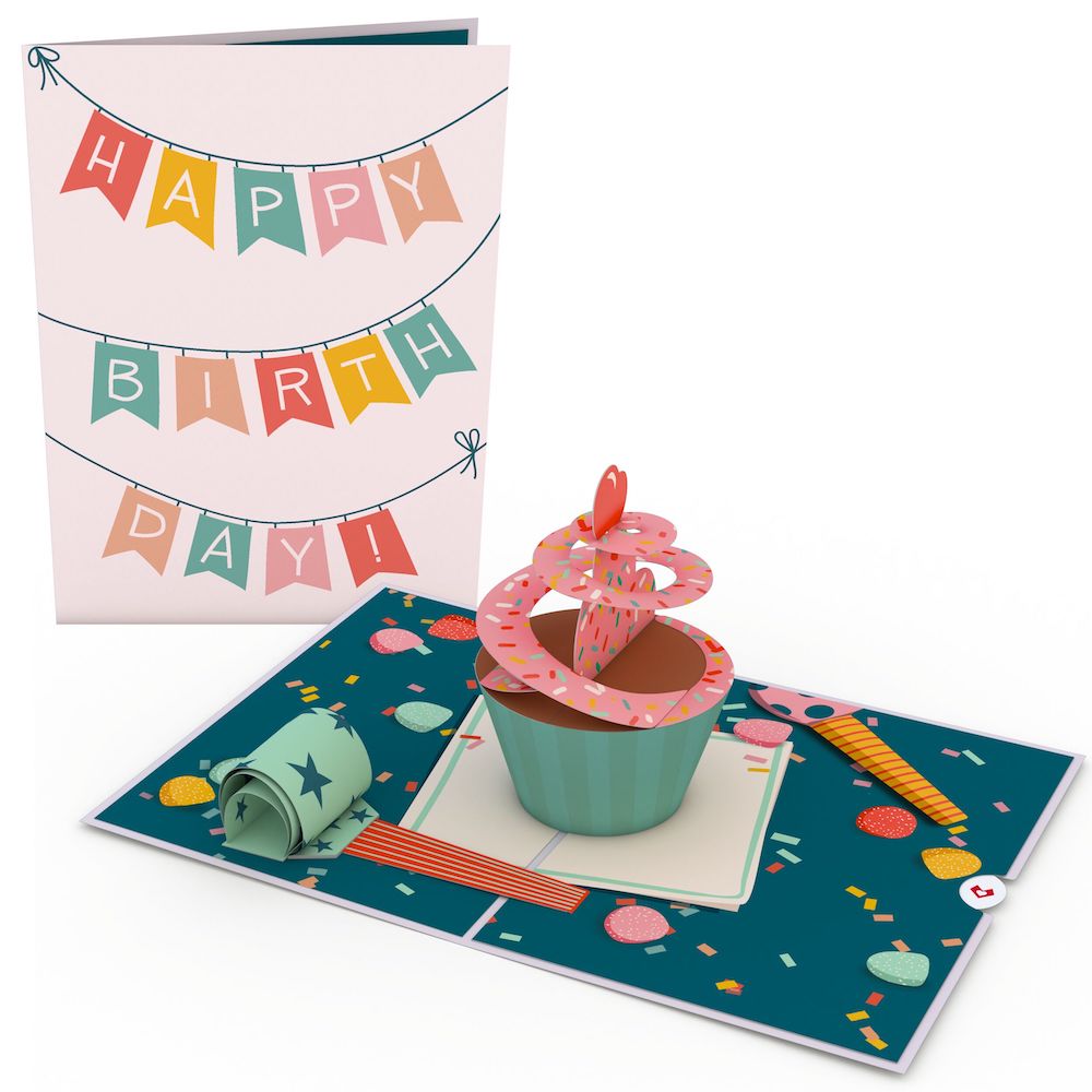 Birthday Cupcake Pop-Up Card、mySite、solidvoid