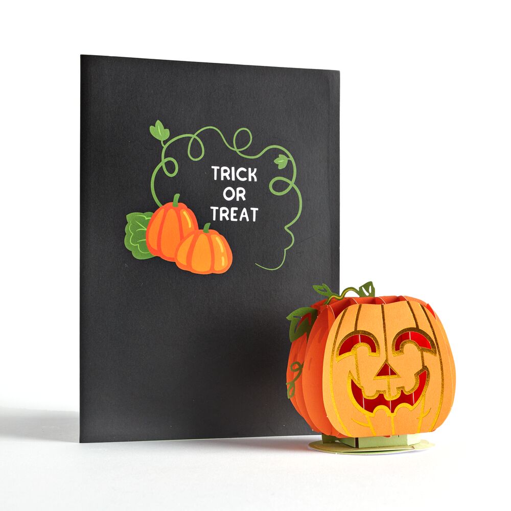Halloween Card with Pumpkin Pop-Up Gift、mySite、solidvoid
