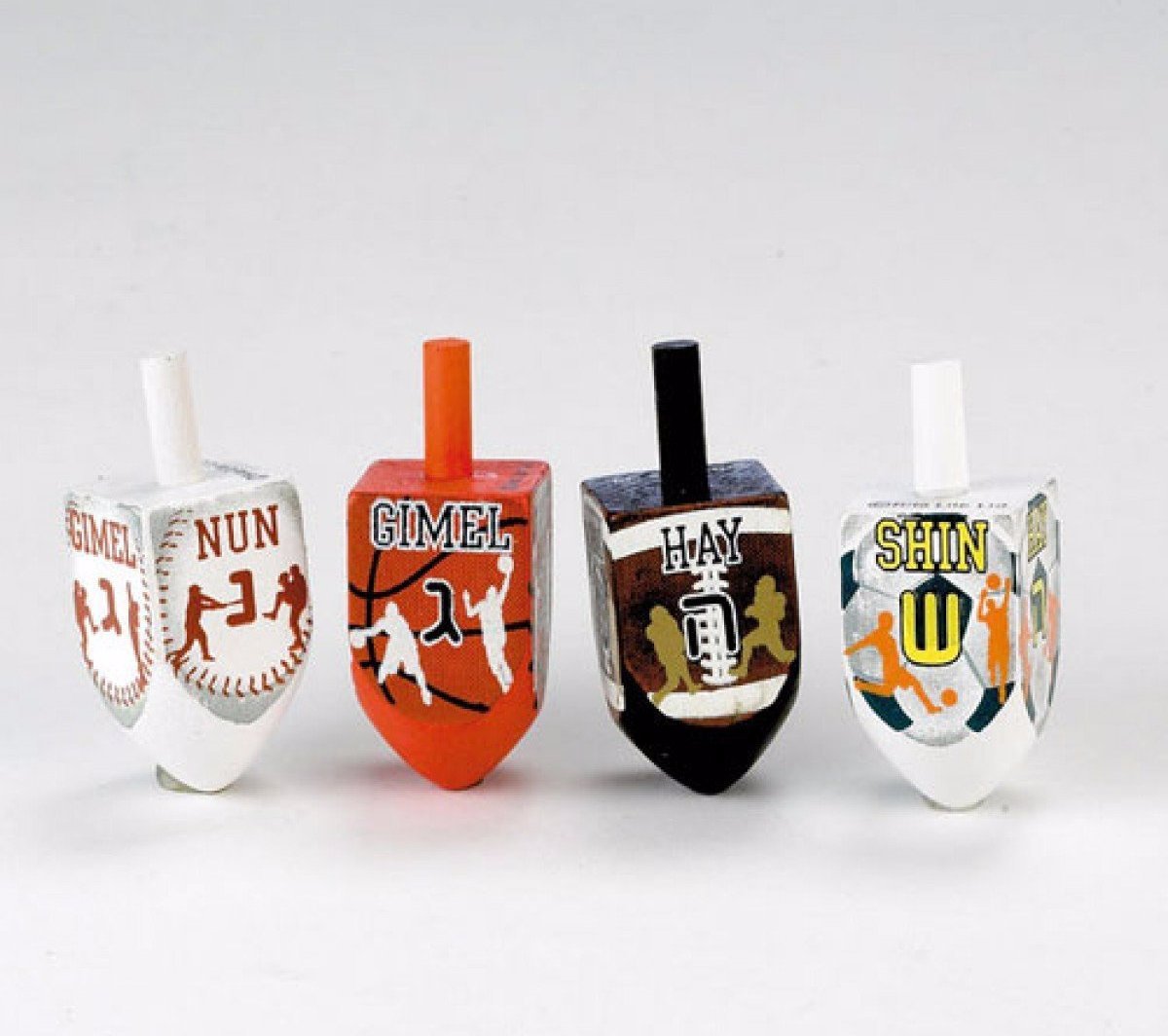 Sports Dreidels - Set of 4、mySite、topwebapps